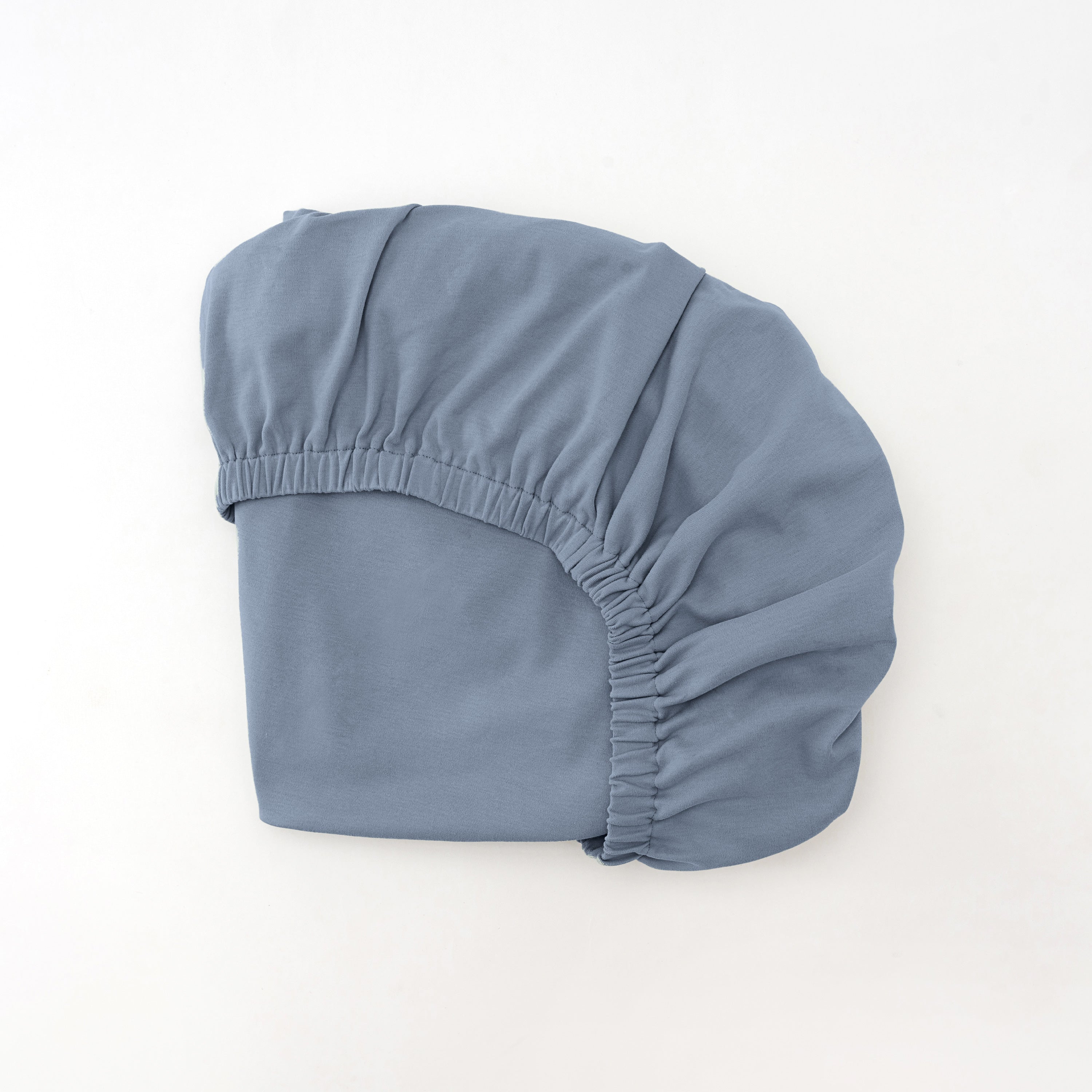 Baby Organic Cotton GentleNote Crib Sheet Misty Blue