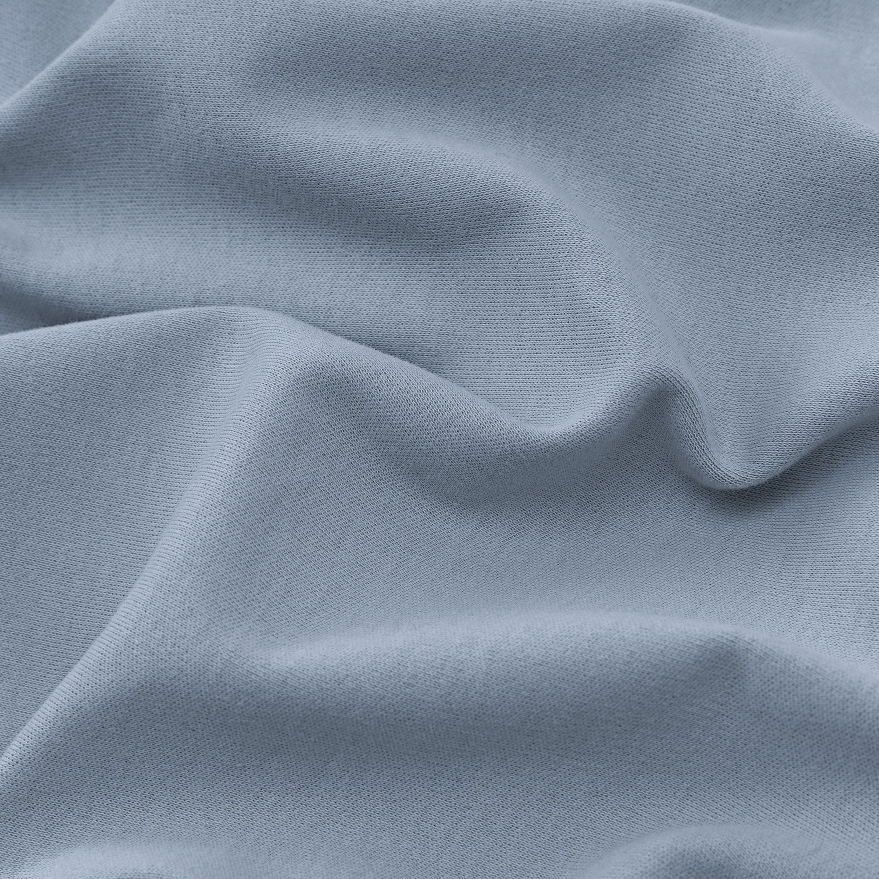 Baby Organic Cotton GentleNote Crib Sheet Misty Blue