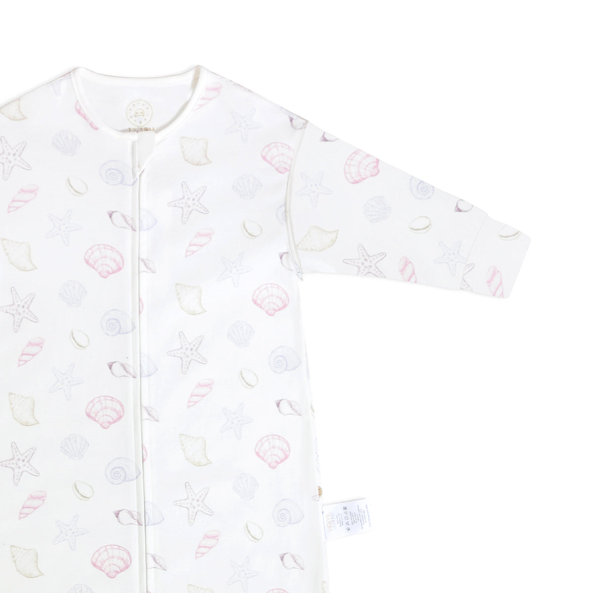 Front Opening Long Sleeve Sleep Sack - Shell