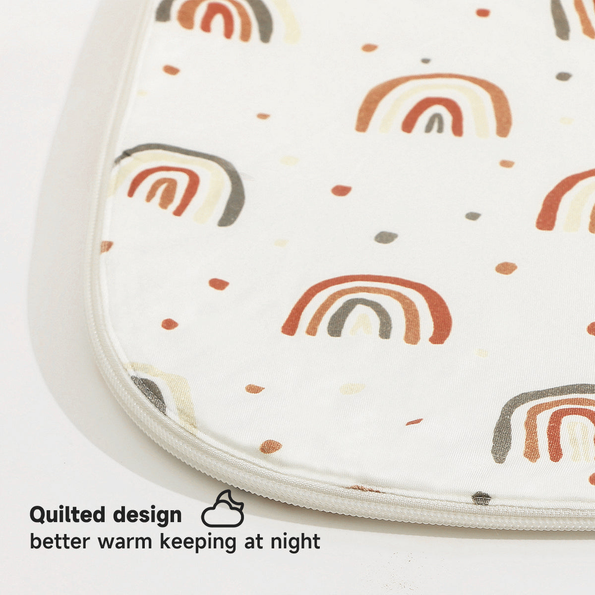 Bamboo Quilted Sleeveless Baby Sleep Sack TOG 1.0 - Rainbow