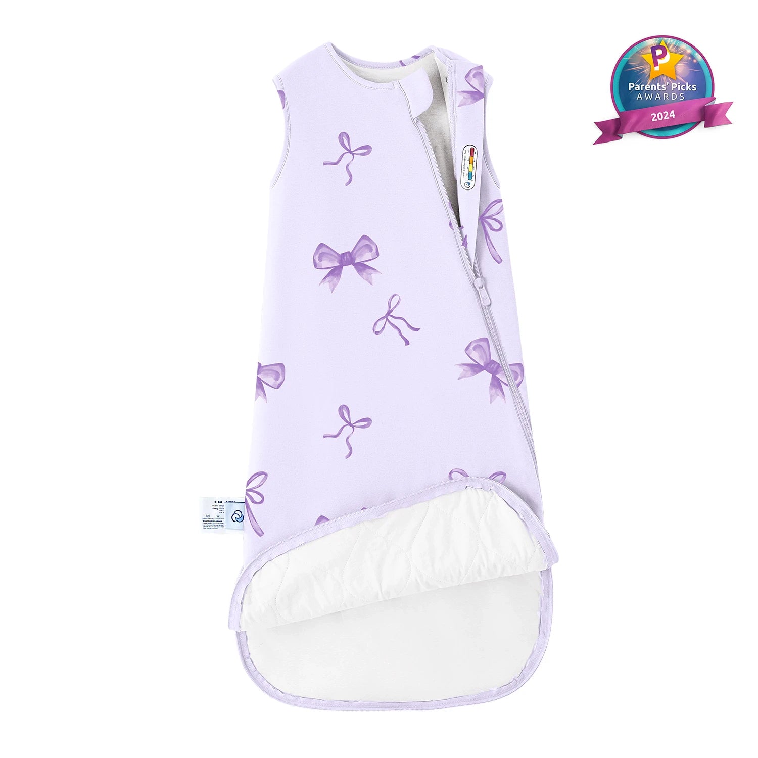 All_Season_Sleeveless_Sleep_Sack_1.0_TOG_-_Organic_Cotton_Camel_Wool_-_Lavender_Bow-1