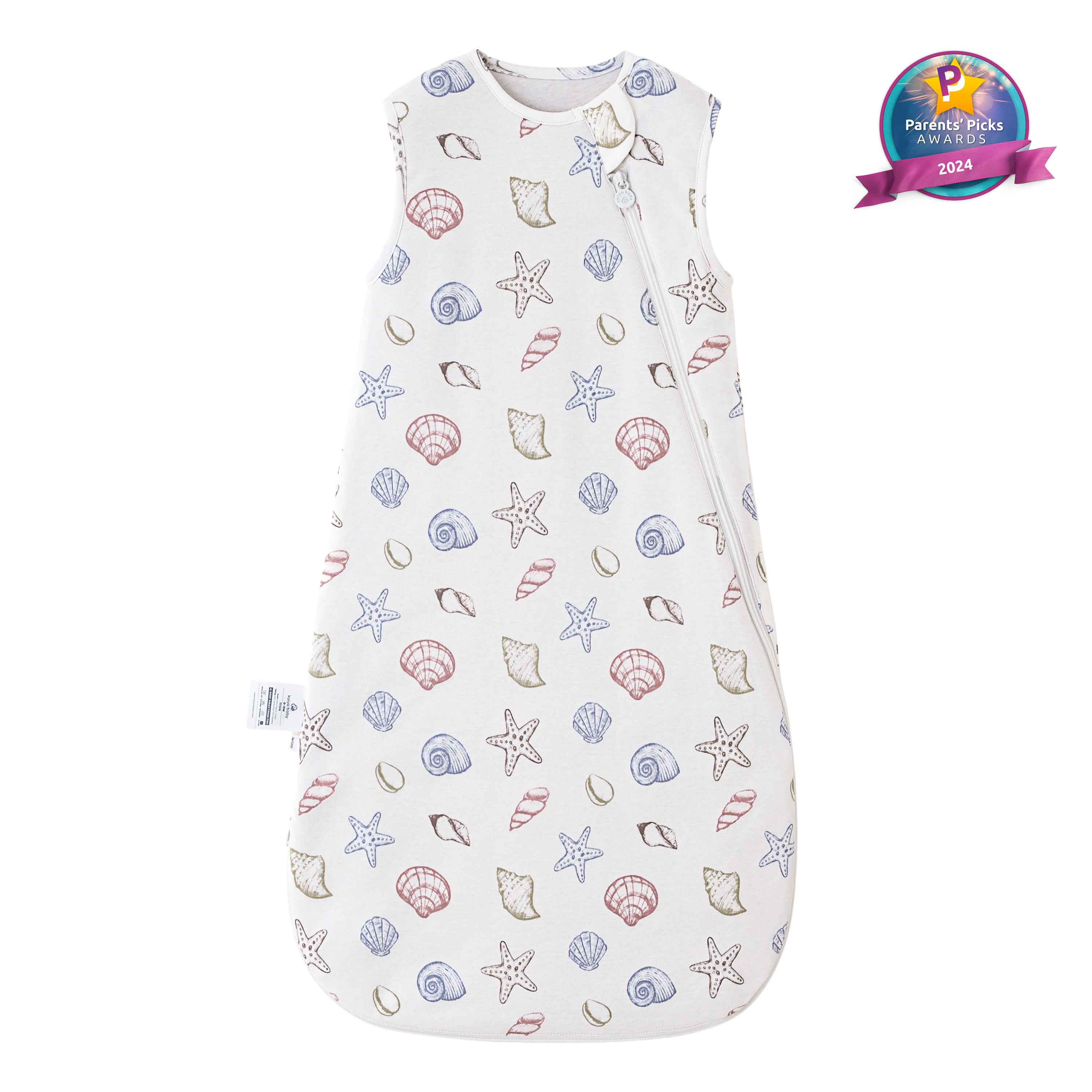 All Season Sleeveless Sleep Sack 1.0 TOG - Organic Cotton & Camel Wool - Shell