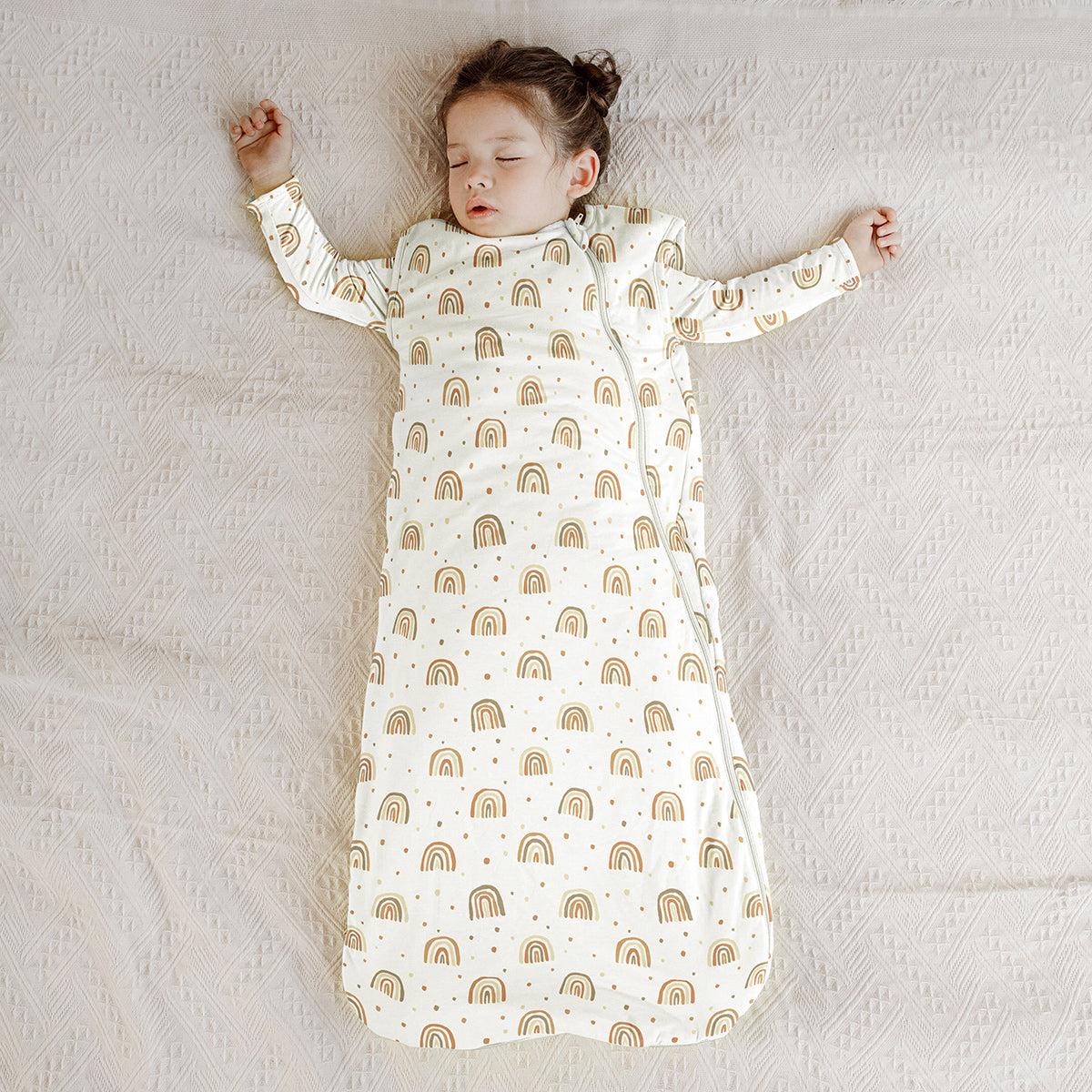 Bamboo Quilted Sleeveless Baby Sleep Sack TOG 1.0 - Rainbow