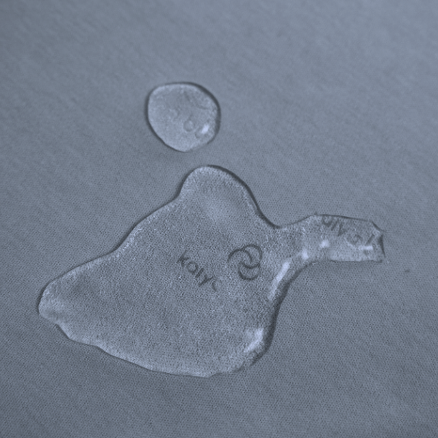 Baby Organic Cotton GentleNote Crib Sheet Misty Blue