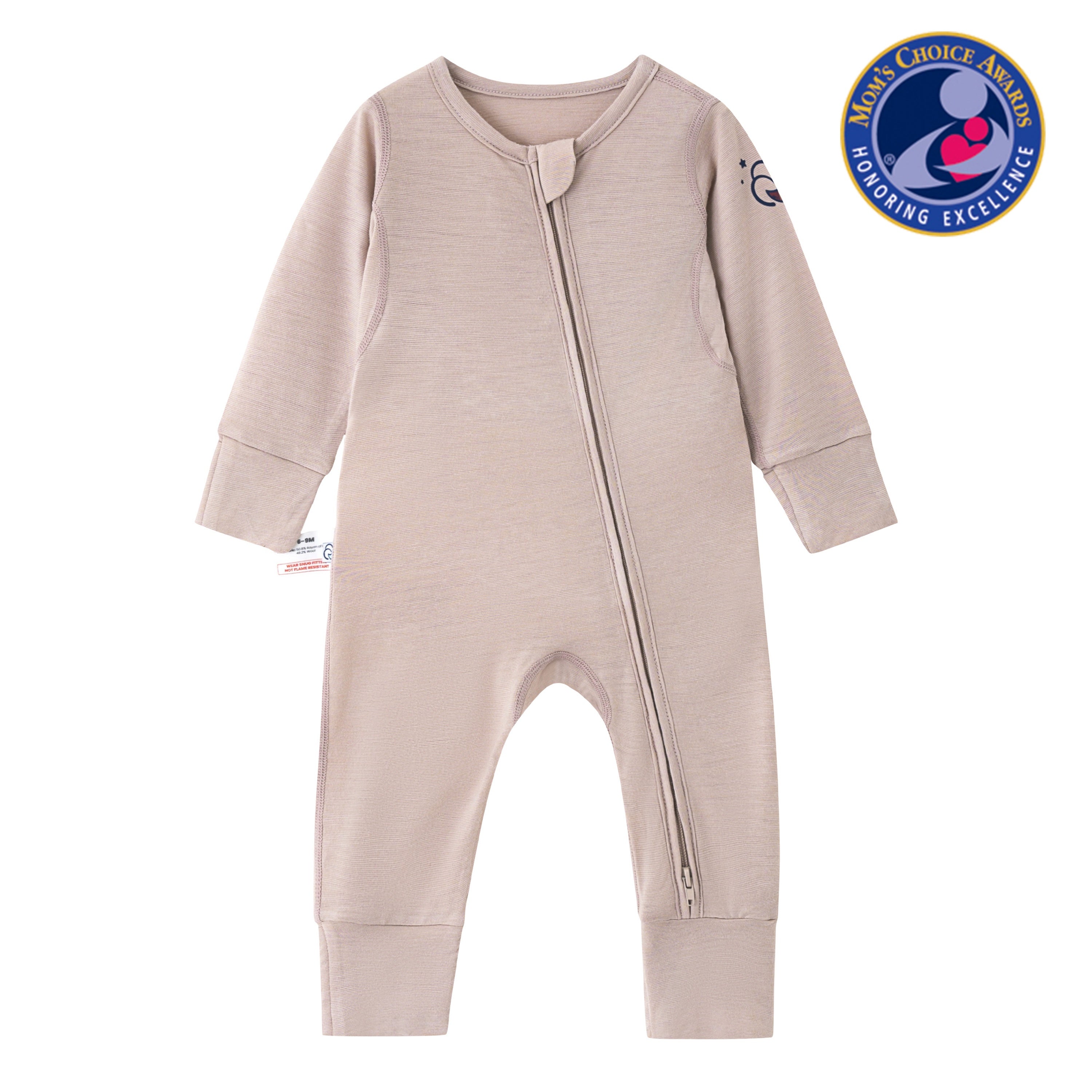 ClimaCuddle-Zipped-Baby-Romper-Merino-Wool-Rayon-Bamboo-Dusty-Pink6