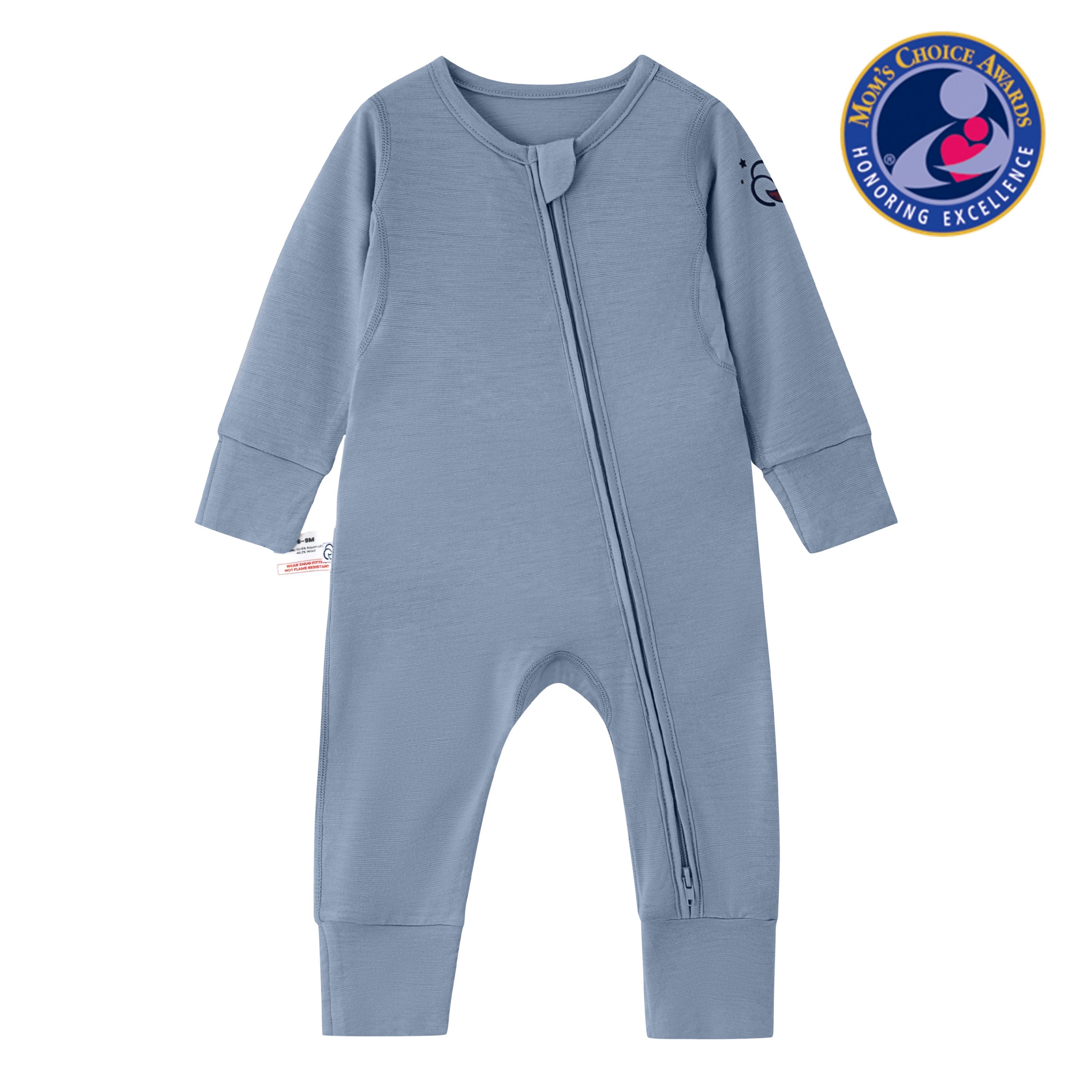 Merino Wool Zipped Baby Romper Super Soft & Machine Washable