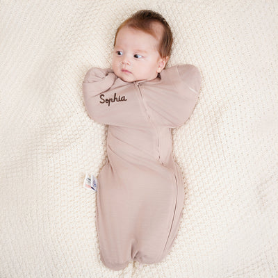 ClimaCuddle™ Swaddle 2-in-1 0.5 TOG - Merino Wool & Rayon Bamboo - Dusty Pink