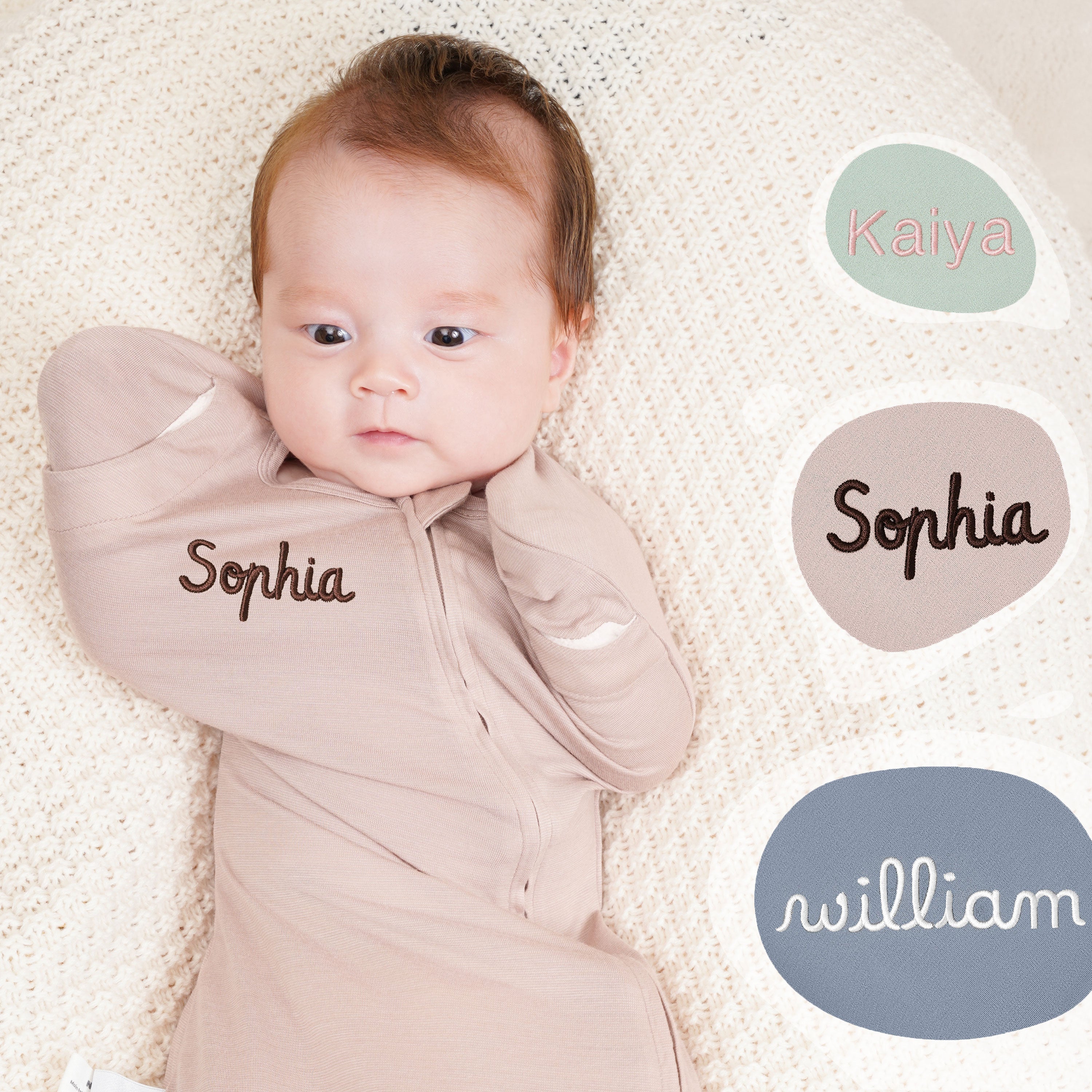 ClimaCuddle™ Swaddle 2-in-1 0.5 TOG - Merino Wool & Rayon Bamboo - Dusty Pink