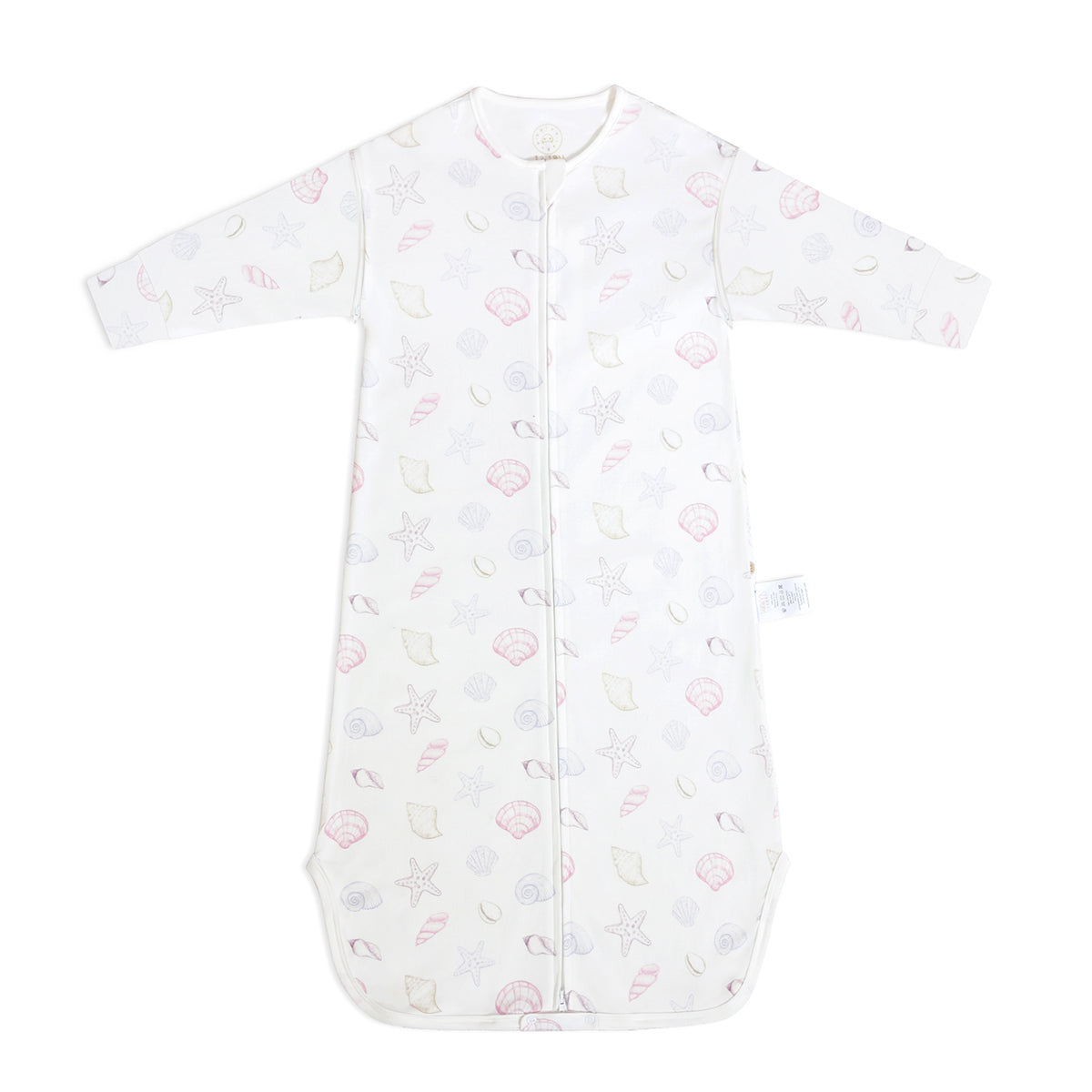 Organic Cotton Front Opening Long Sleeve Sleep Sack TOG Shell