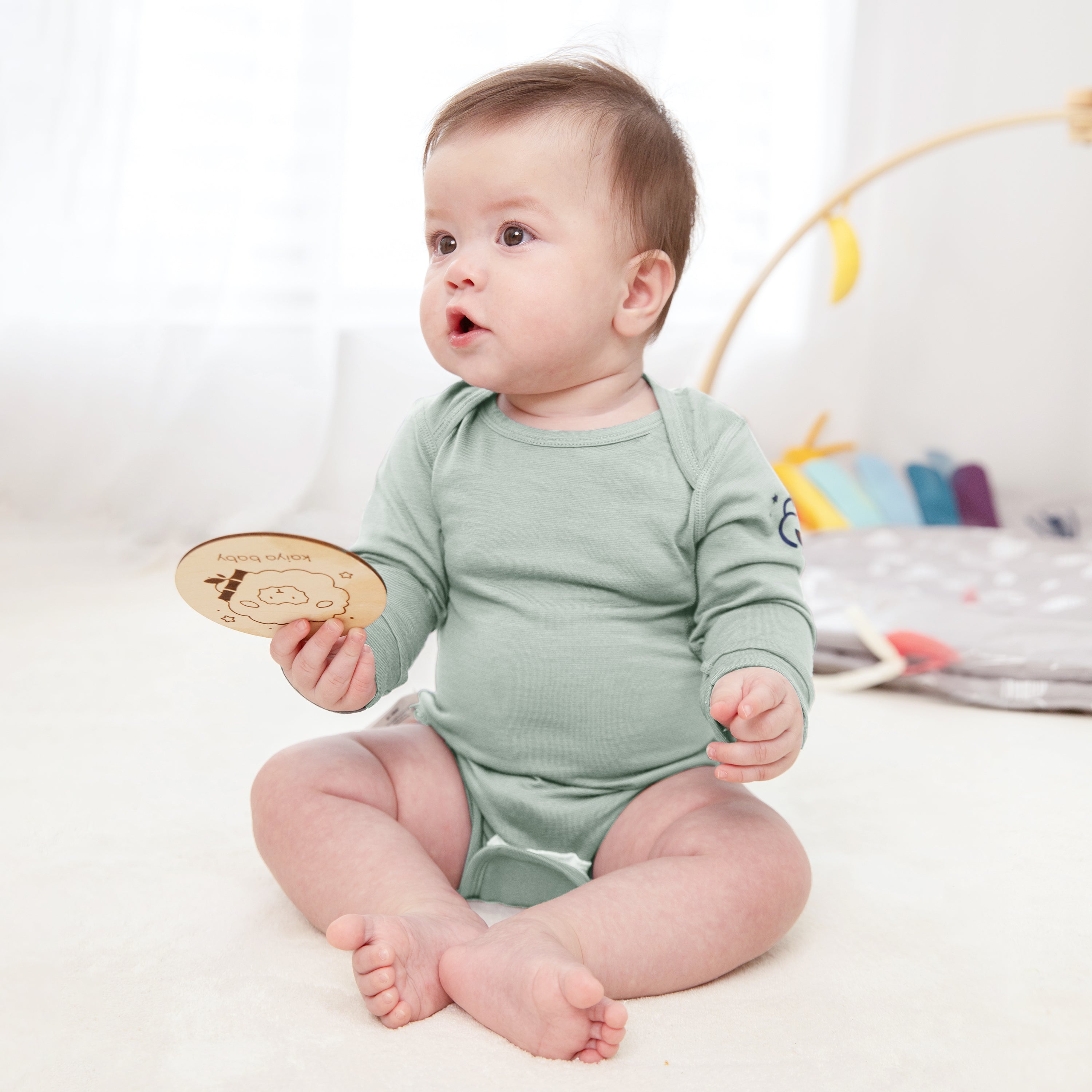 ClimaCuddle® Baby Bodysuit Long Sleeve - Merino Wool & Rayon Bamboo 3-Pack Bundle