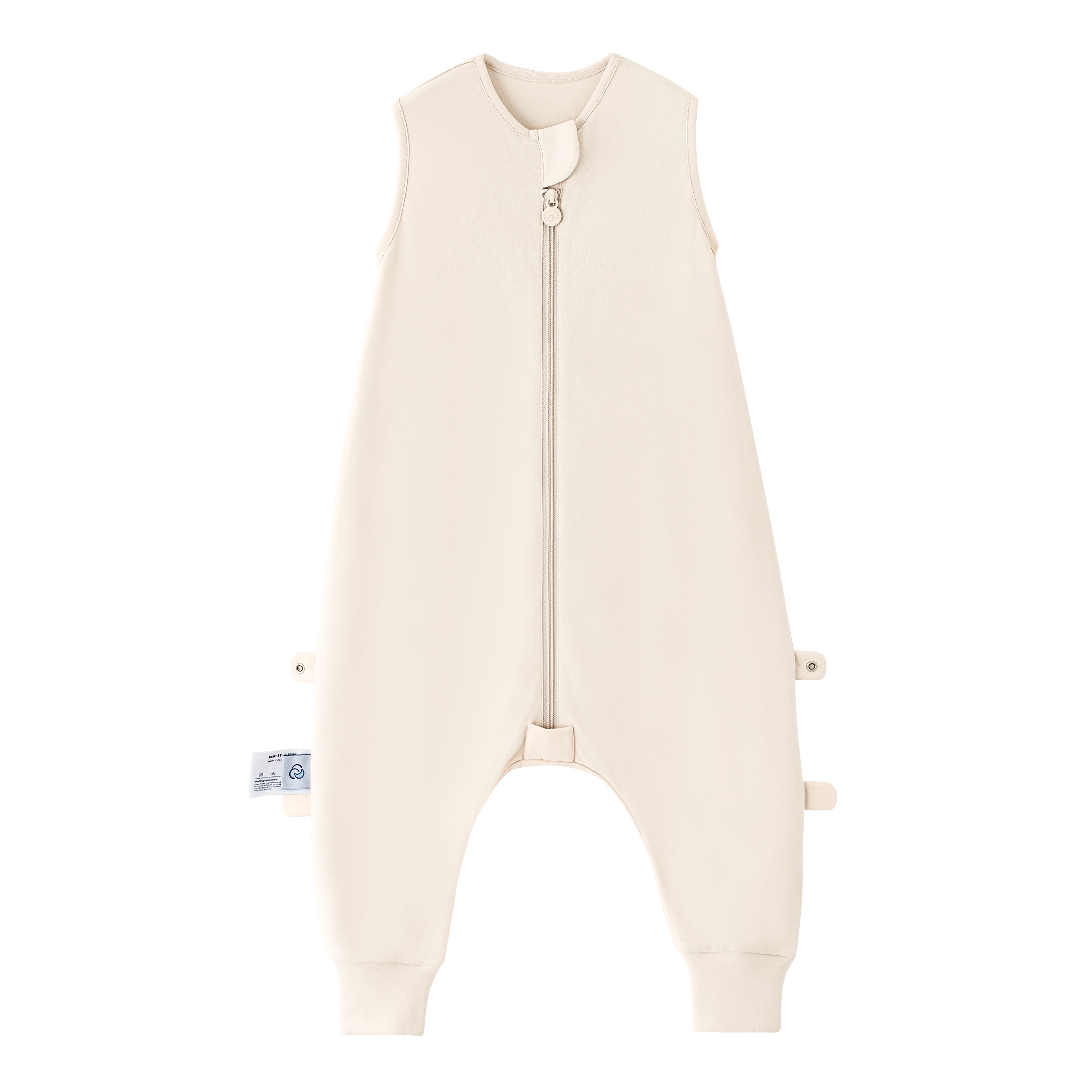 Sleeveless Sleep Sack Walker 0.5 TOG - Organic Cotton - Cream
