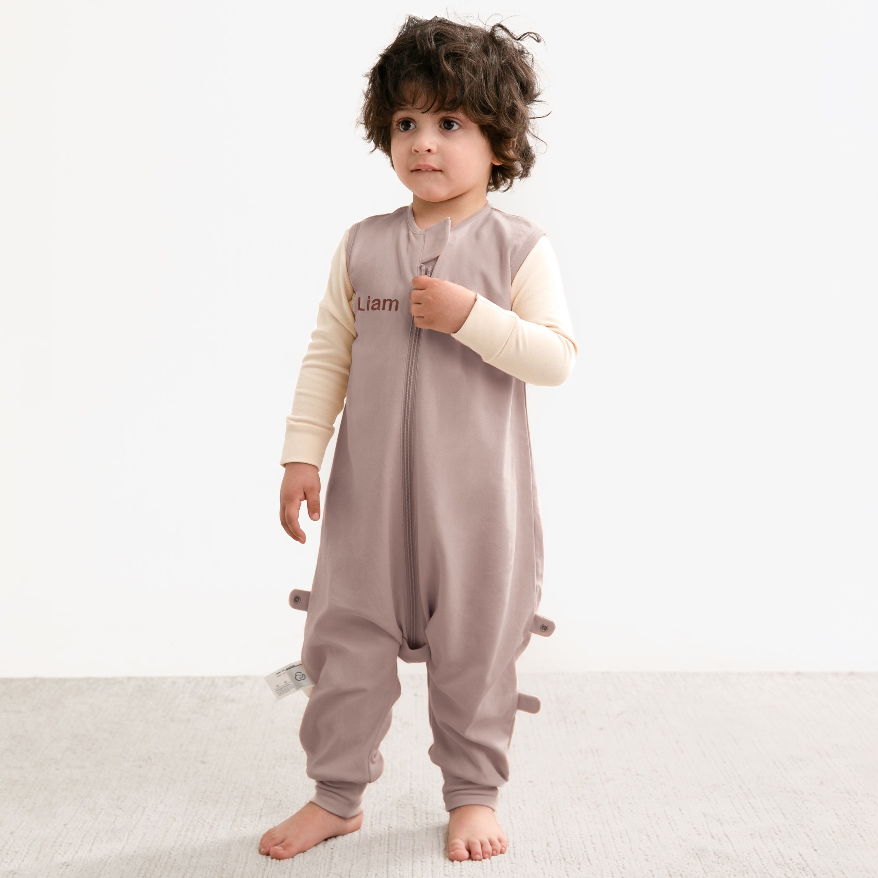 Sleeveless Sleep Sack Walker 0.5 TOG - Organic Cotton - Dusty Pink