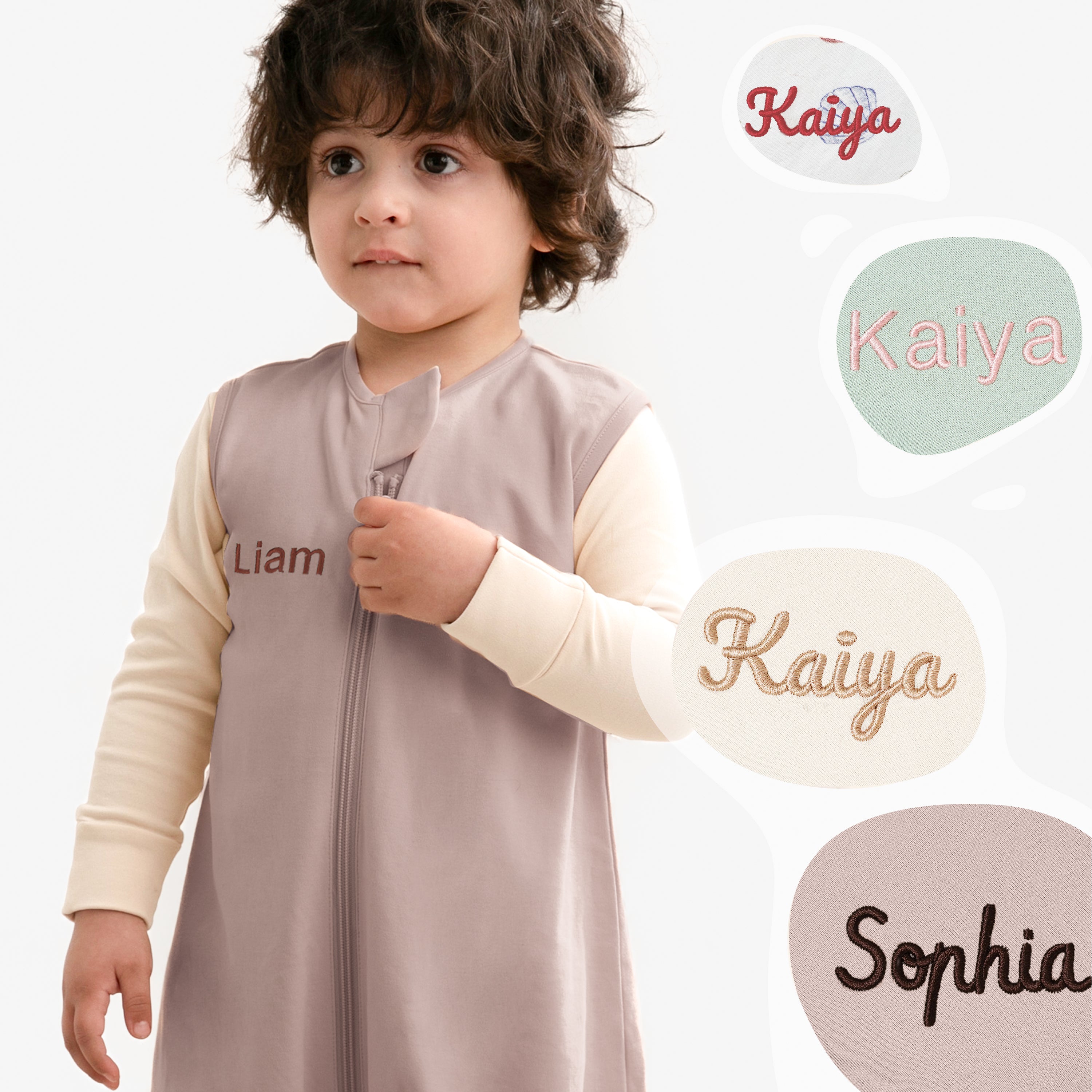 Sleeveless Sleep Sack Walker 0.5 TOG - Organic Cotton - Dusty Pink