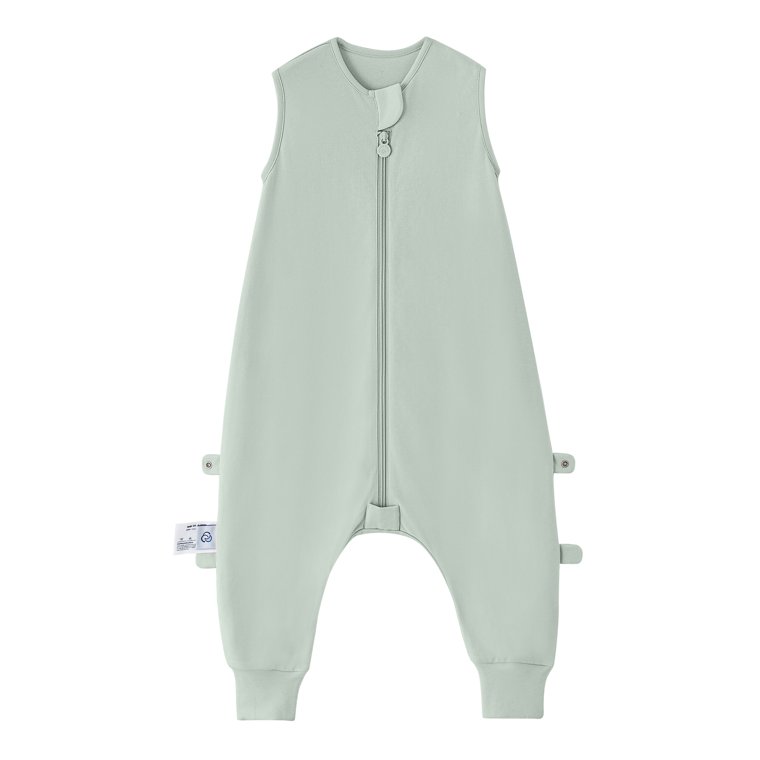 Sleeveless Sleep Sack Walker 0.5 TOG - Organic Cotton - Pea Green