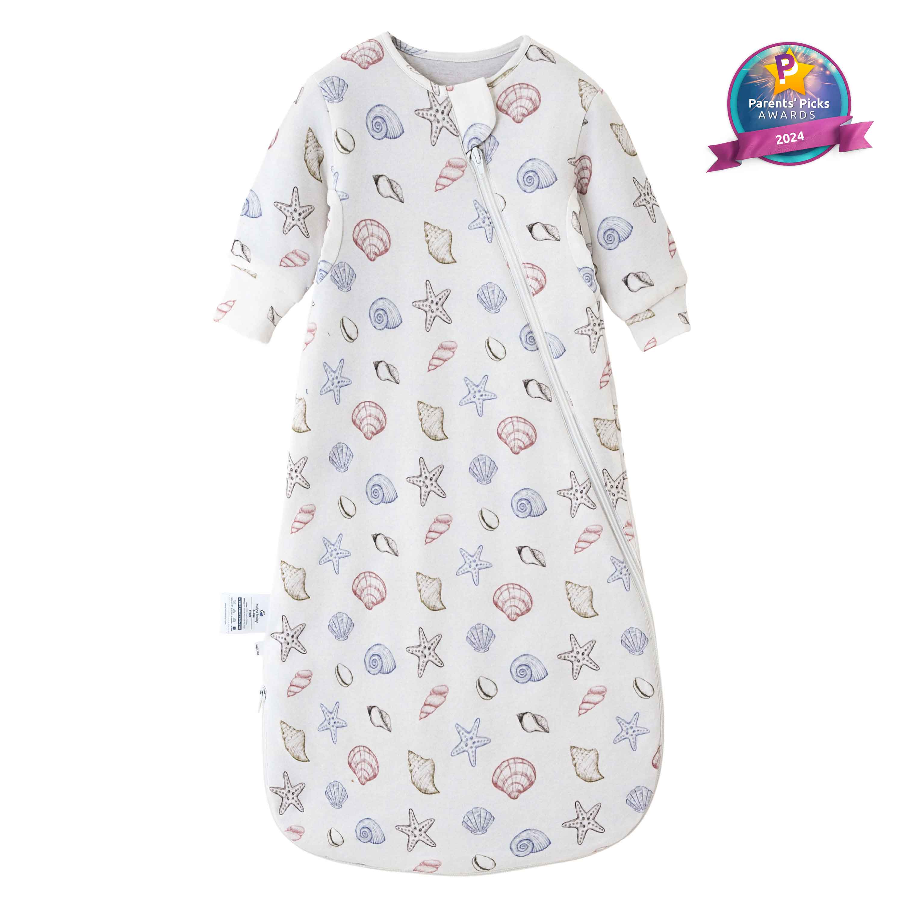 Warm Long Sleeve Sleep Sack 2.5 TOG - Organic Cotton & Camel Wool - Shell