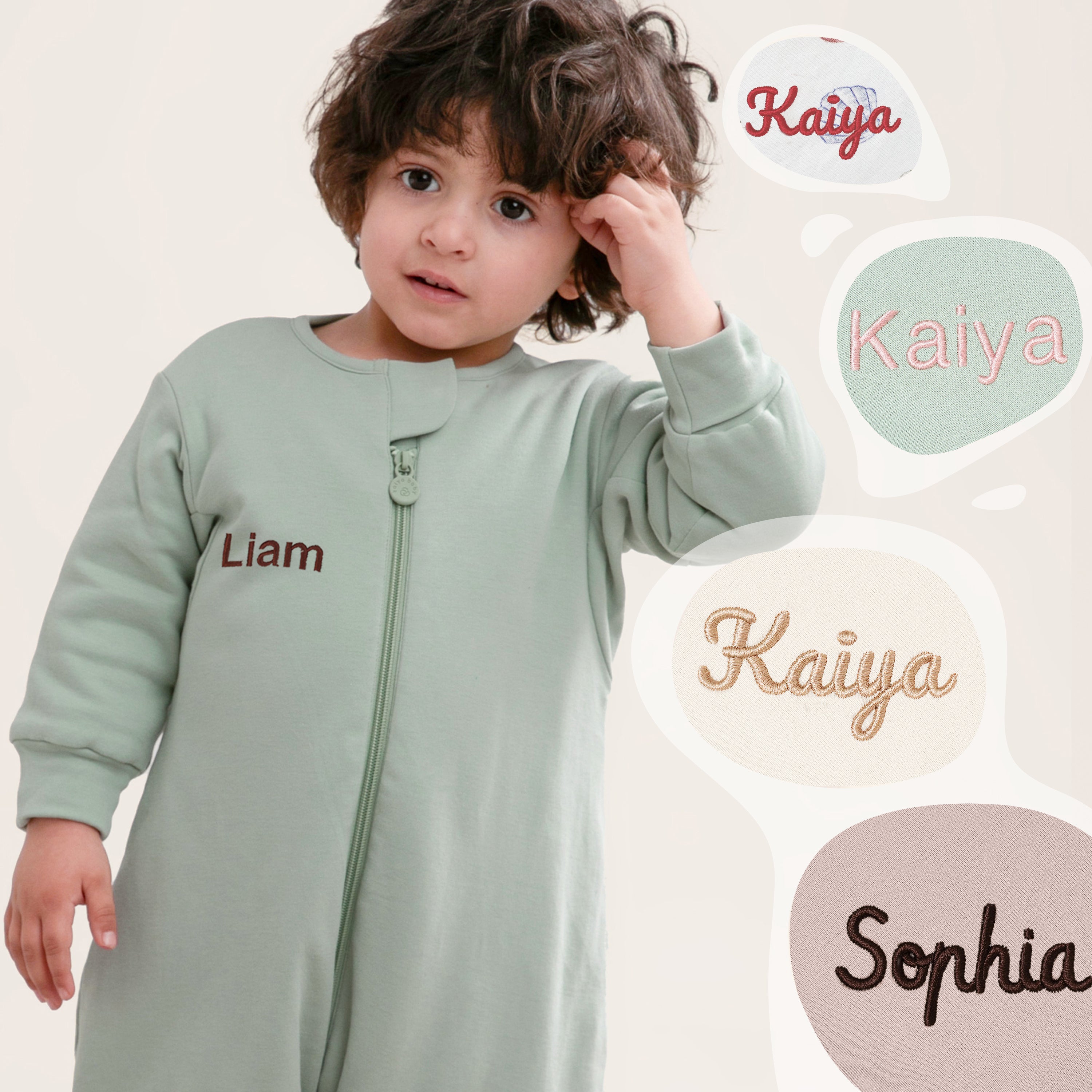 Winter Long Sleeve Sleep Sack Walker Pea Green
