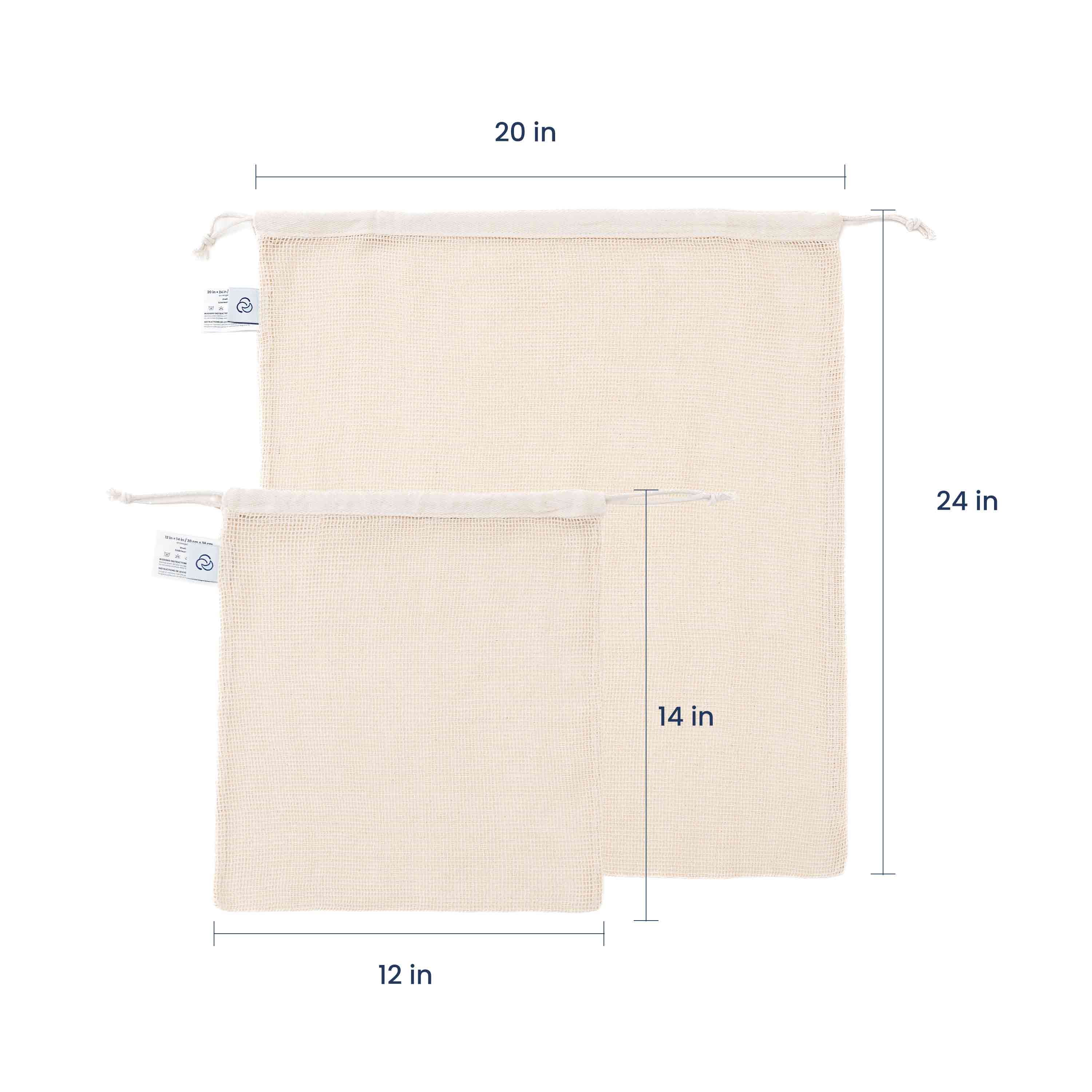 Kaiya Baby Cotton Mesh Laundry Bag