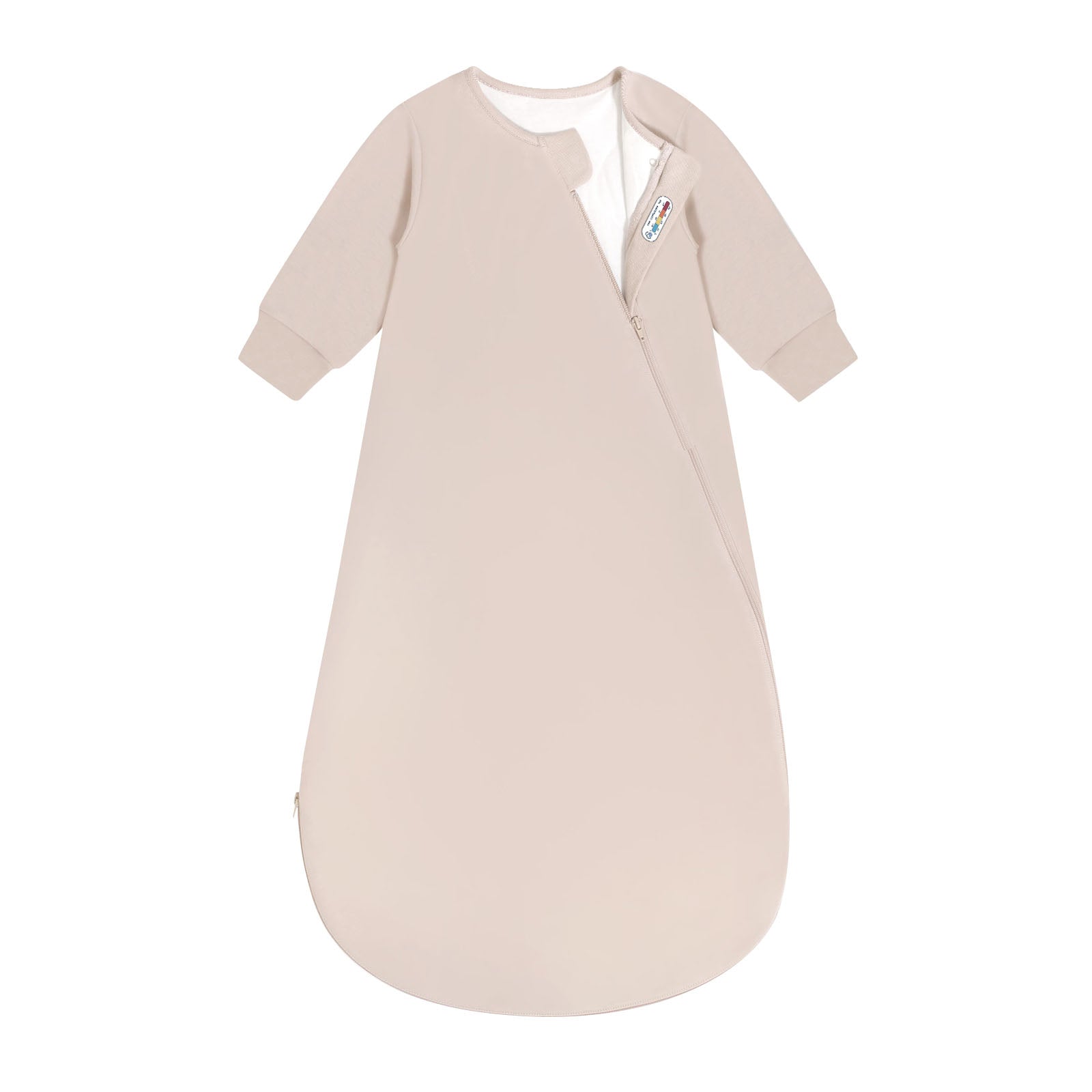 Organic Cotton & Camel Wool Long Sleeve Sleep Sack 1.0 TOG - Dusty Pink
