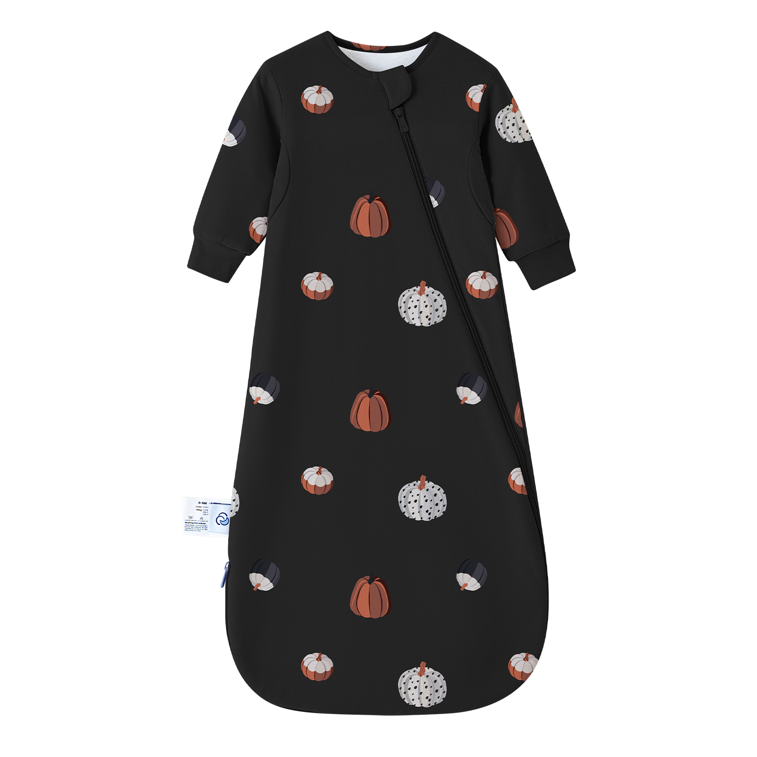 all-season-long-sleeve-sleep-sack-1-0-tog-organic-cotton-camel-wool-pumpkin-dots