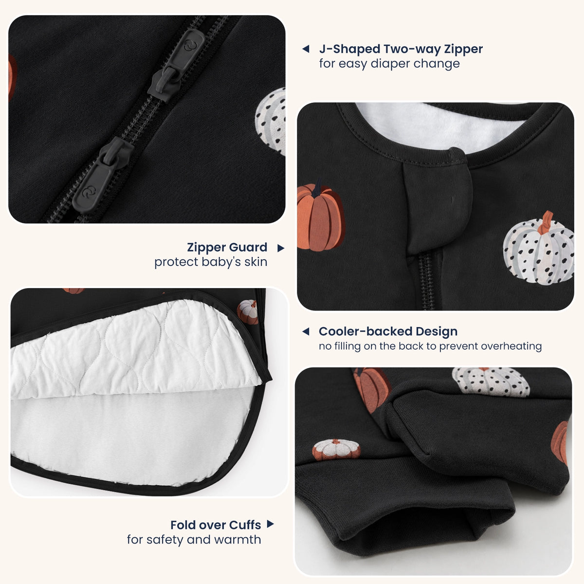all-season-long-sleeve-sleep-sack-1-0-tog-organic-cotton-camel-wool-pumpkin-dots