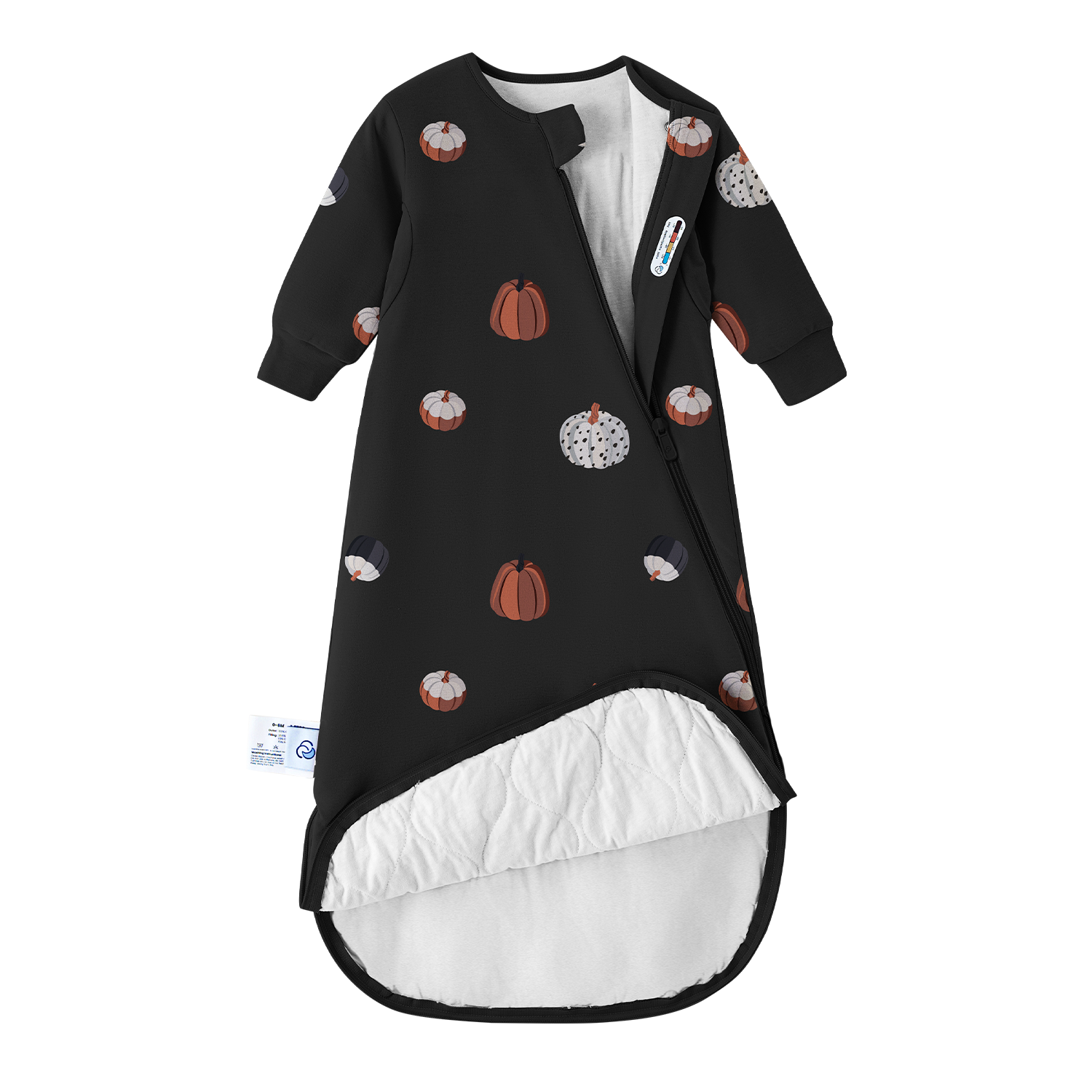 all-season-long-sleeve-sleep-sack-1-0-tog-organic-cotton-camel-wool-pumpkin-dots