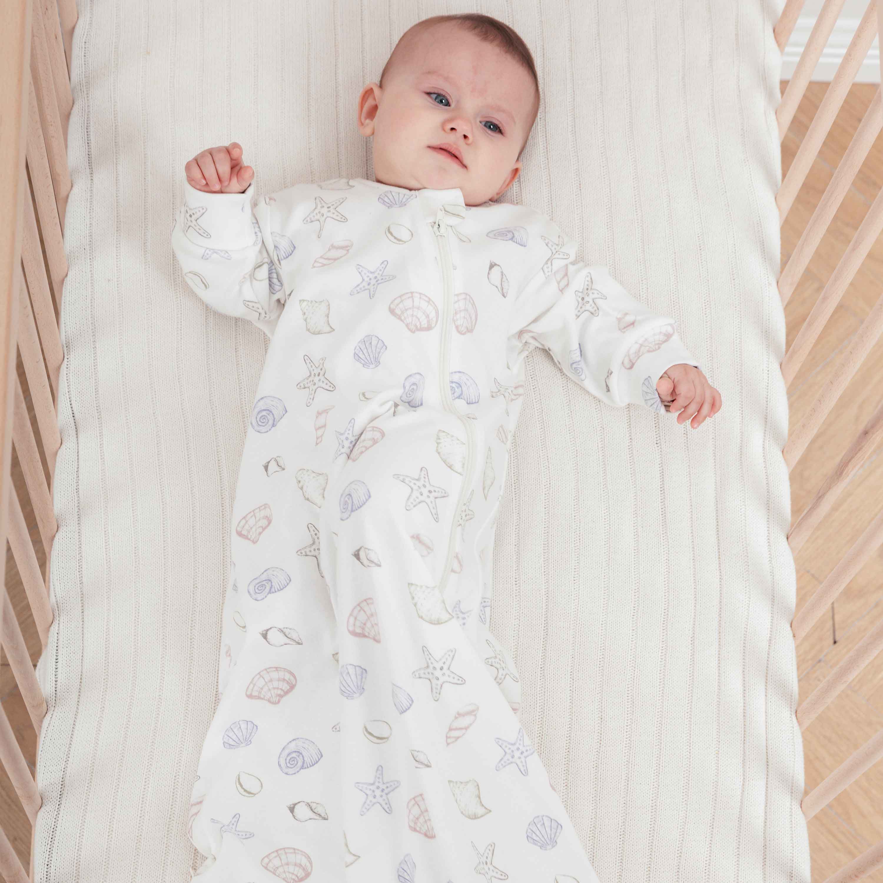 Organic Cotton & Camel Wool Long Sleeve Sleep Sack 1.0 TOG - Shell