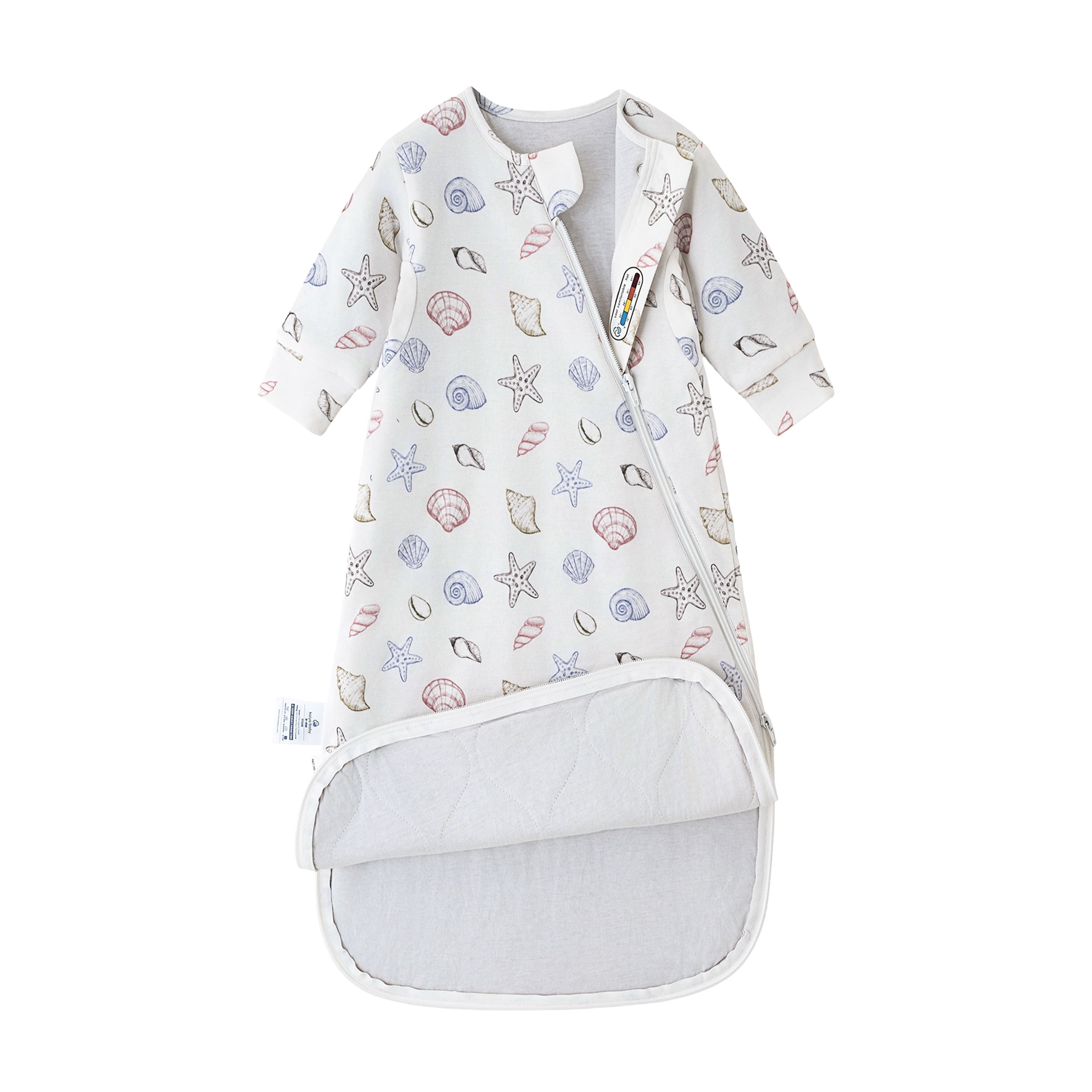 Organic Cotton & Camel Wool Long Sleeve Sleep Sack 1.0 TOG - Shell