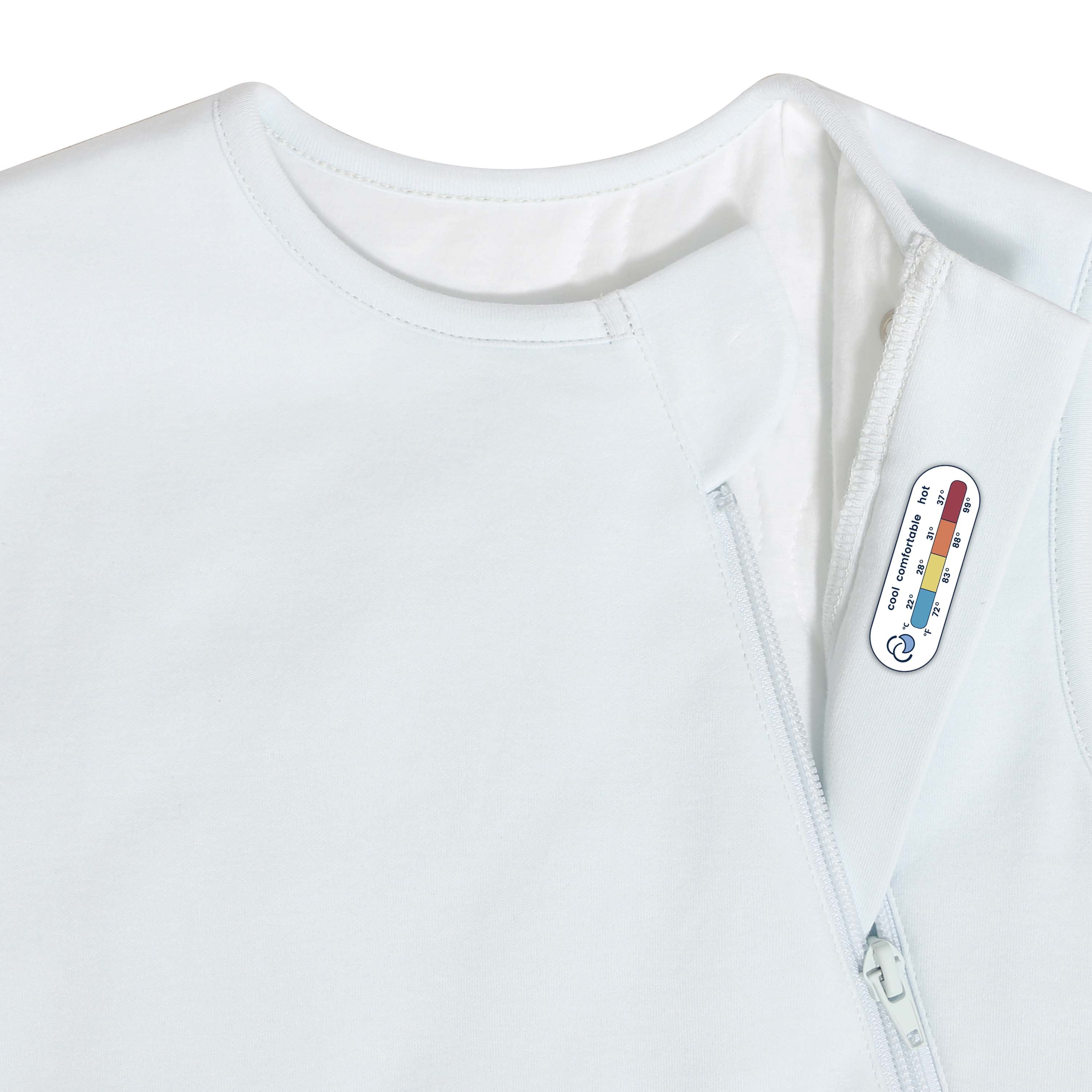 Camel Wool Sleeveless Sleep Sack 1.0 TOG - Baby Blue