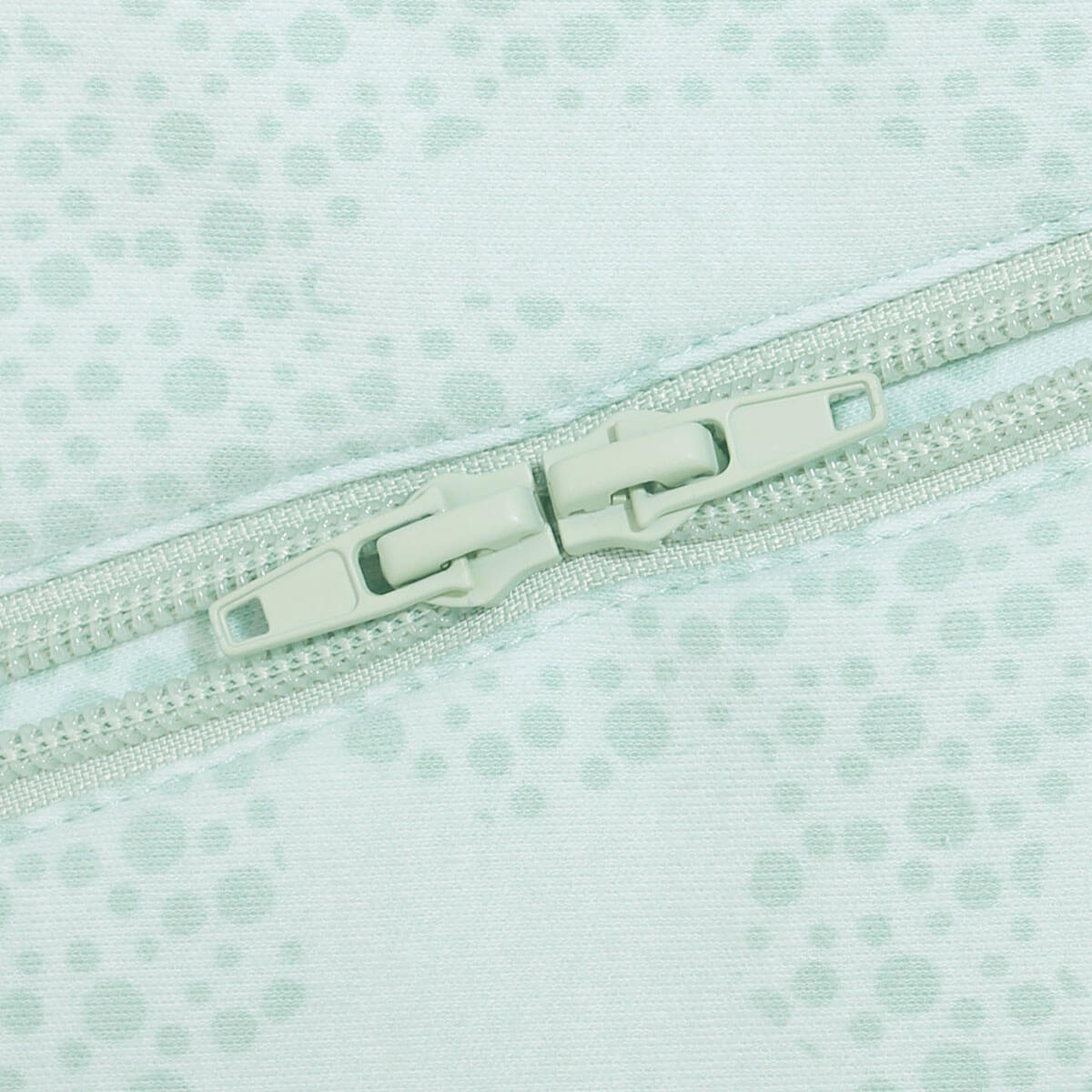 Camel Wool Sleeveless Sleep Sack 1.0 TOG - Mint Sky