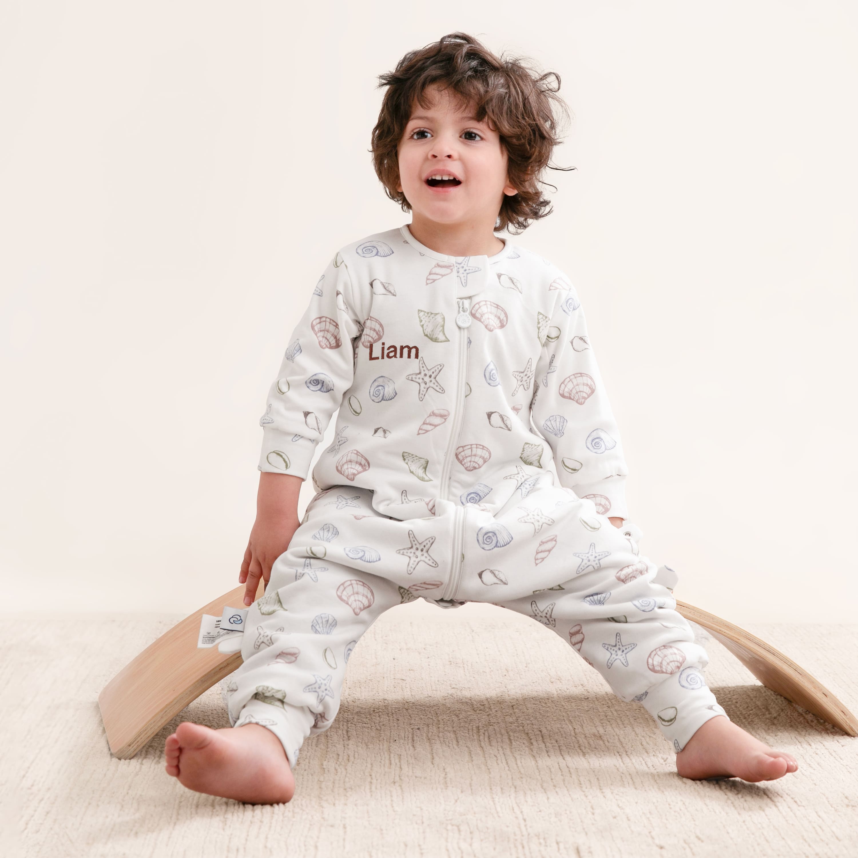 Warm Long Sleeve Sleep Sack Walker 2.5 TOG - Organic Cotton & Camel Wool - Shell