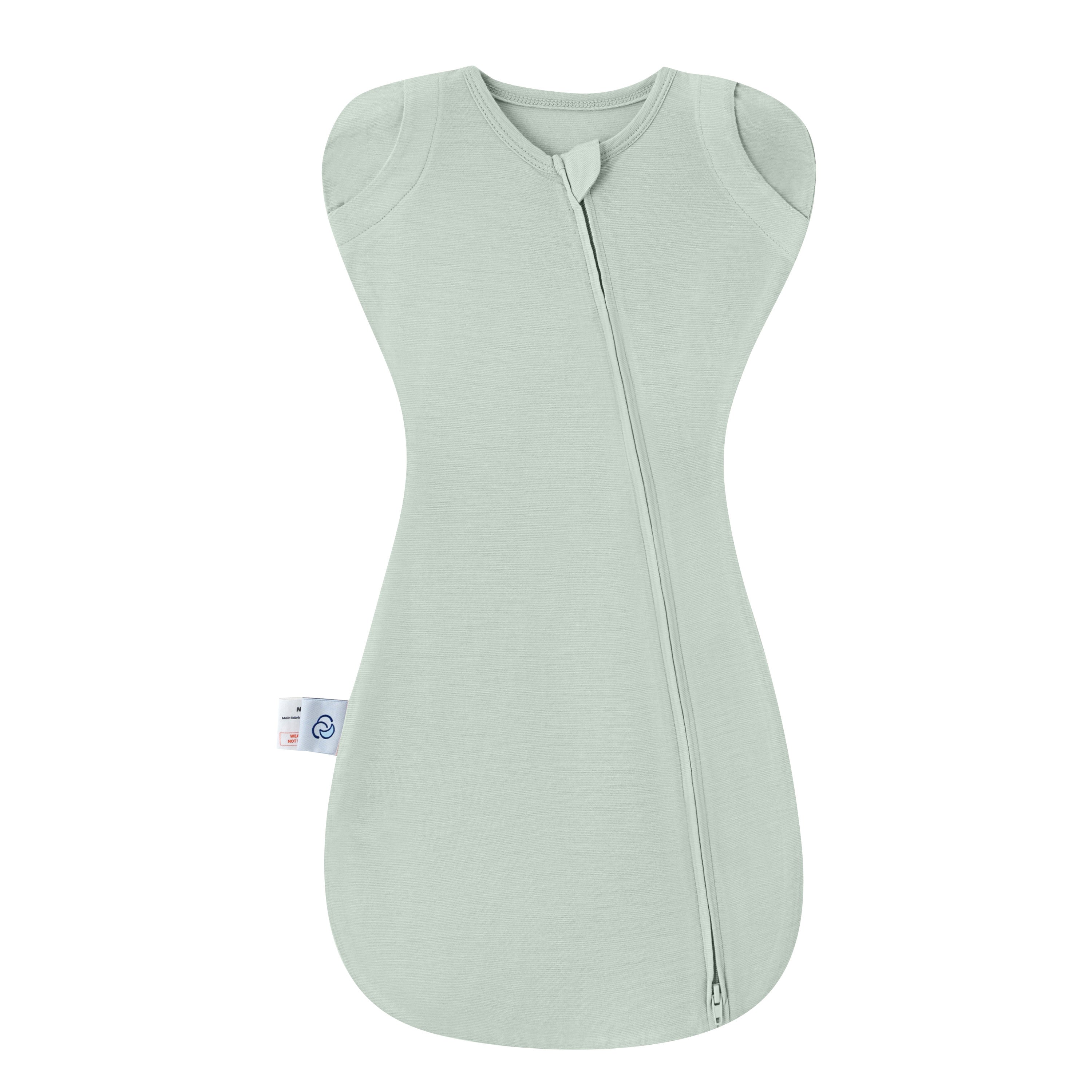 ClimaCuddle™ Swaddle 2-in-1 0.5 TOG - Merino Wool & Rayon Bamboo - Pea Green