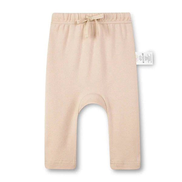 Organic Cotton Long Sleeves Snap Bodysuit +Drawstring Comfy Jogger Lightning Pants Khaki