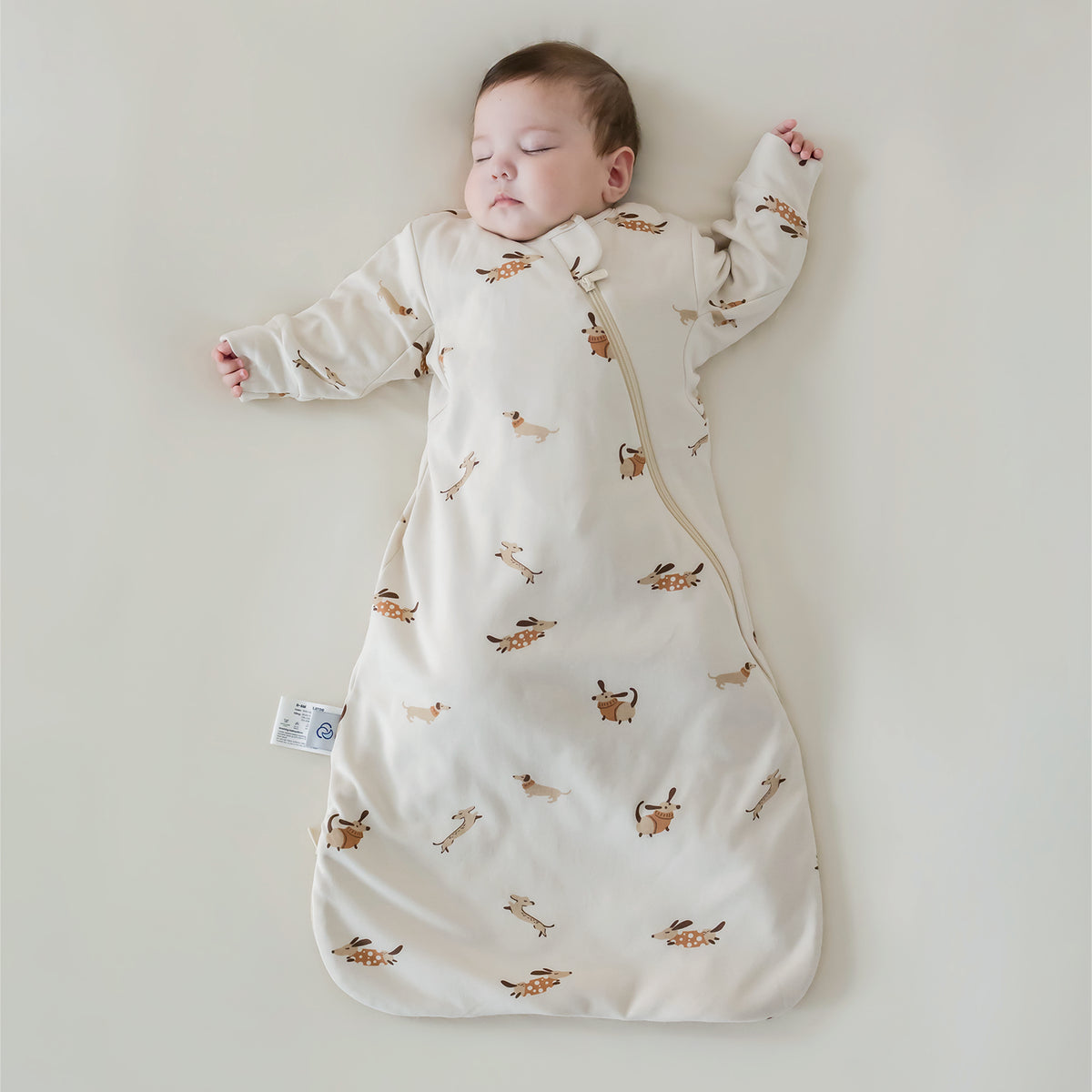 long-sleeve-sleep-sack-2-5-tog-organic-cotton-camel-wool-sunny-pup