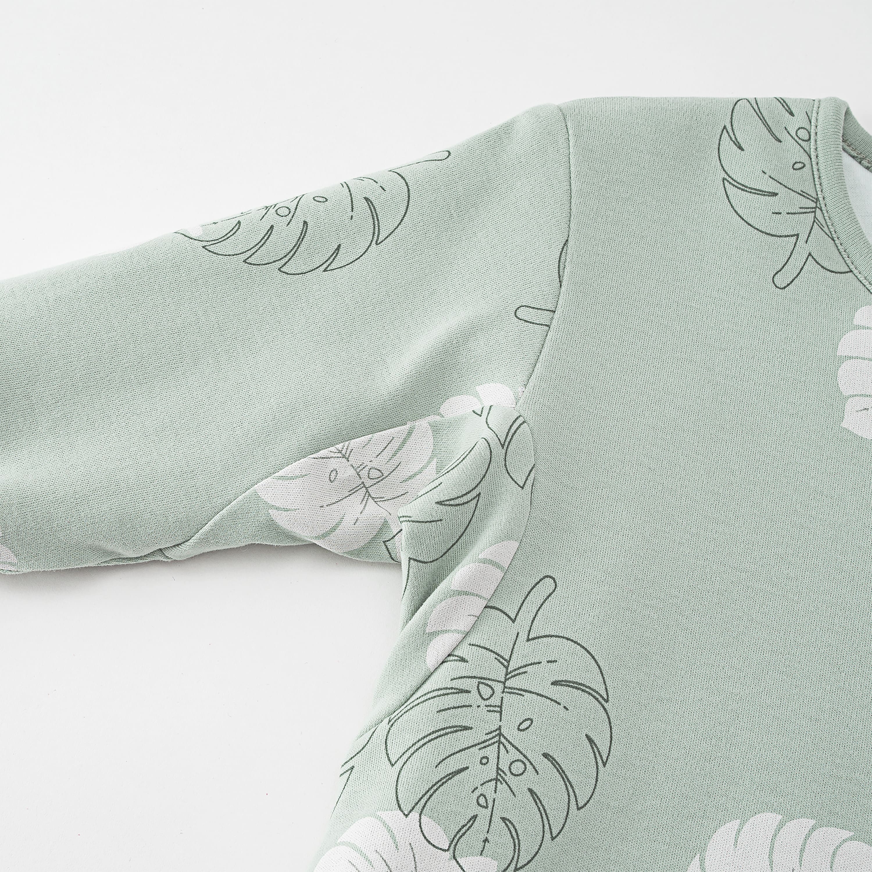 Organic Cotton & Camel Wool Long Sleeve Sleep Sack 2.5 TOG - Moonlit design