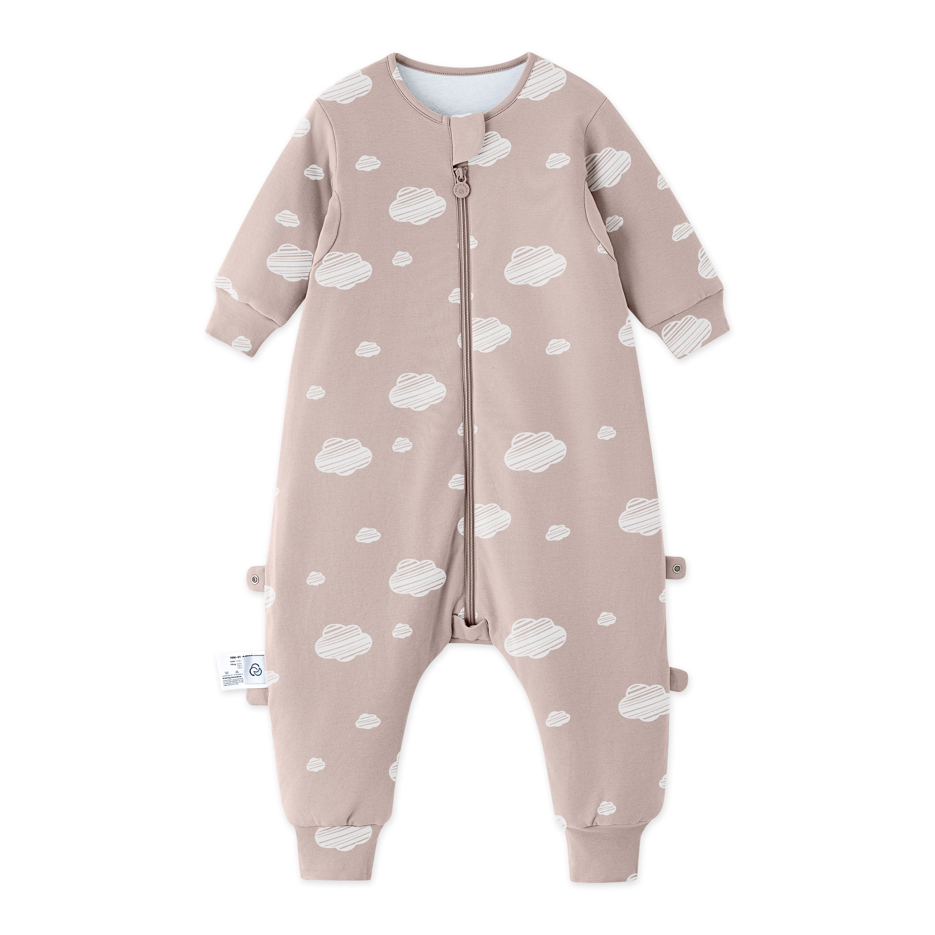 Organic Cotton & Camel Wool Warm Long Sleeve Sleep Sack Walker 2.5 TOG - Pink Sky