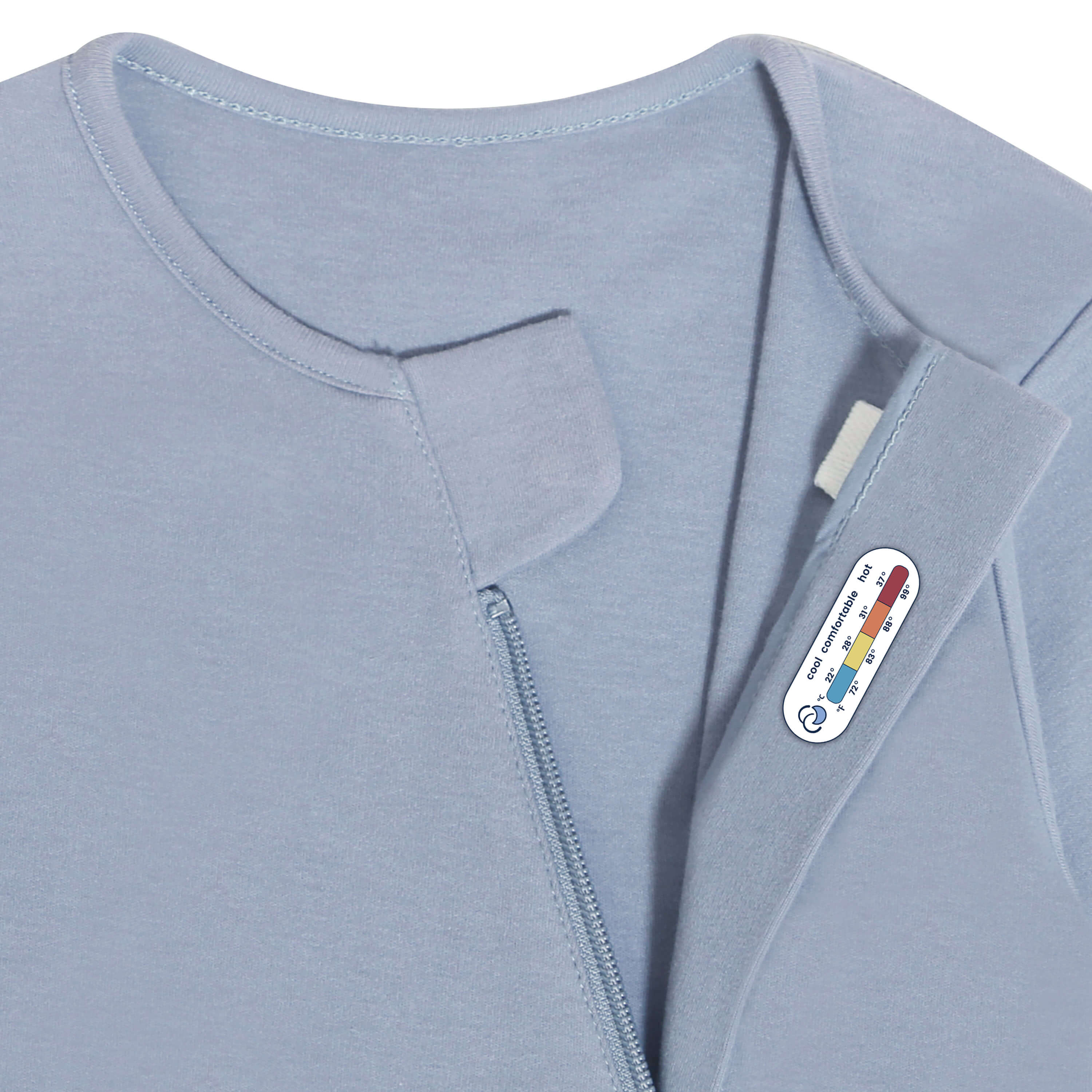 Organic Long Sleeve Sleep Sack 0.5 TOG - Flint Stone