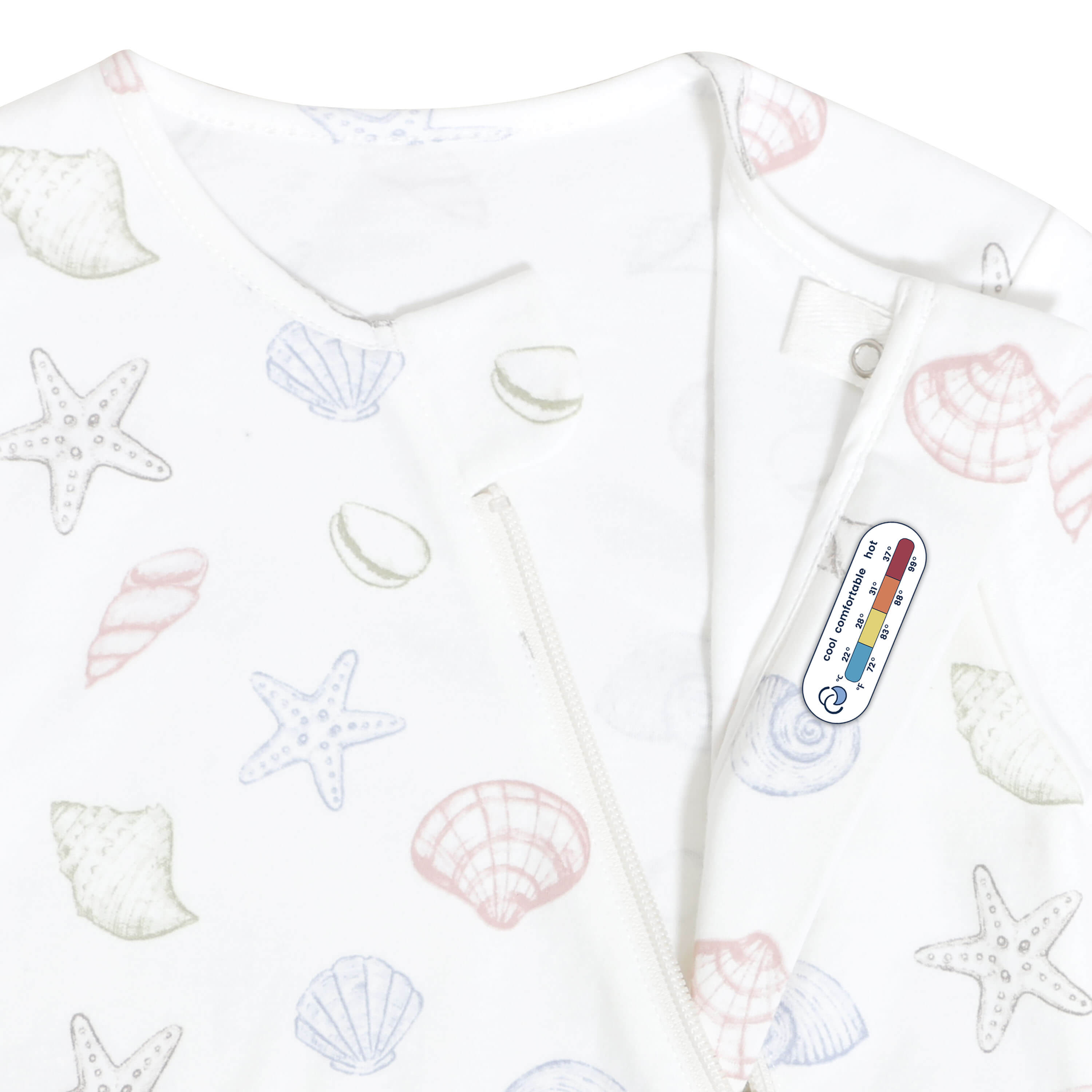 Organic Long Sleeve Sleep Sack 0.5 TOG - Shell