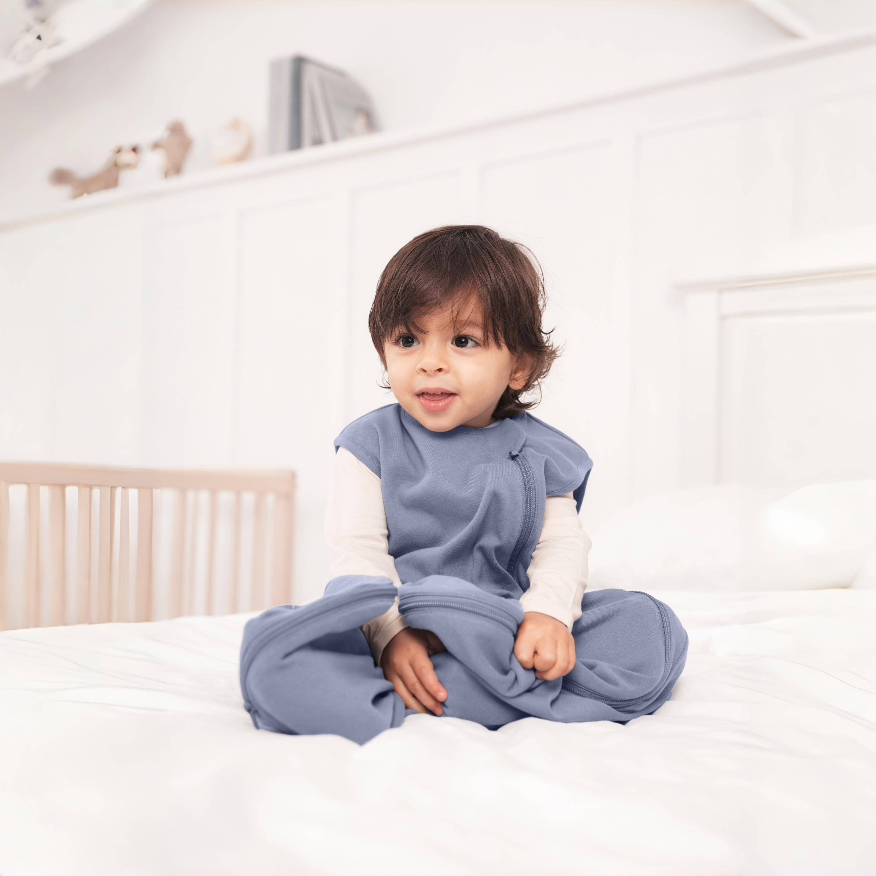 Organic Sleeveless Sleep Sack 0.5 TOG - Flint Stone