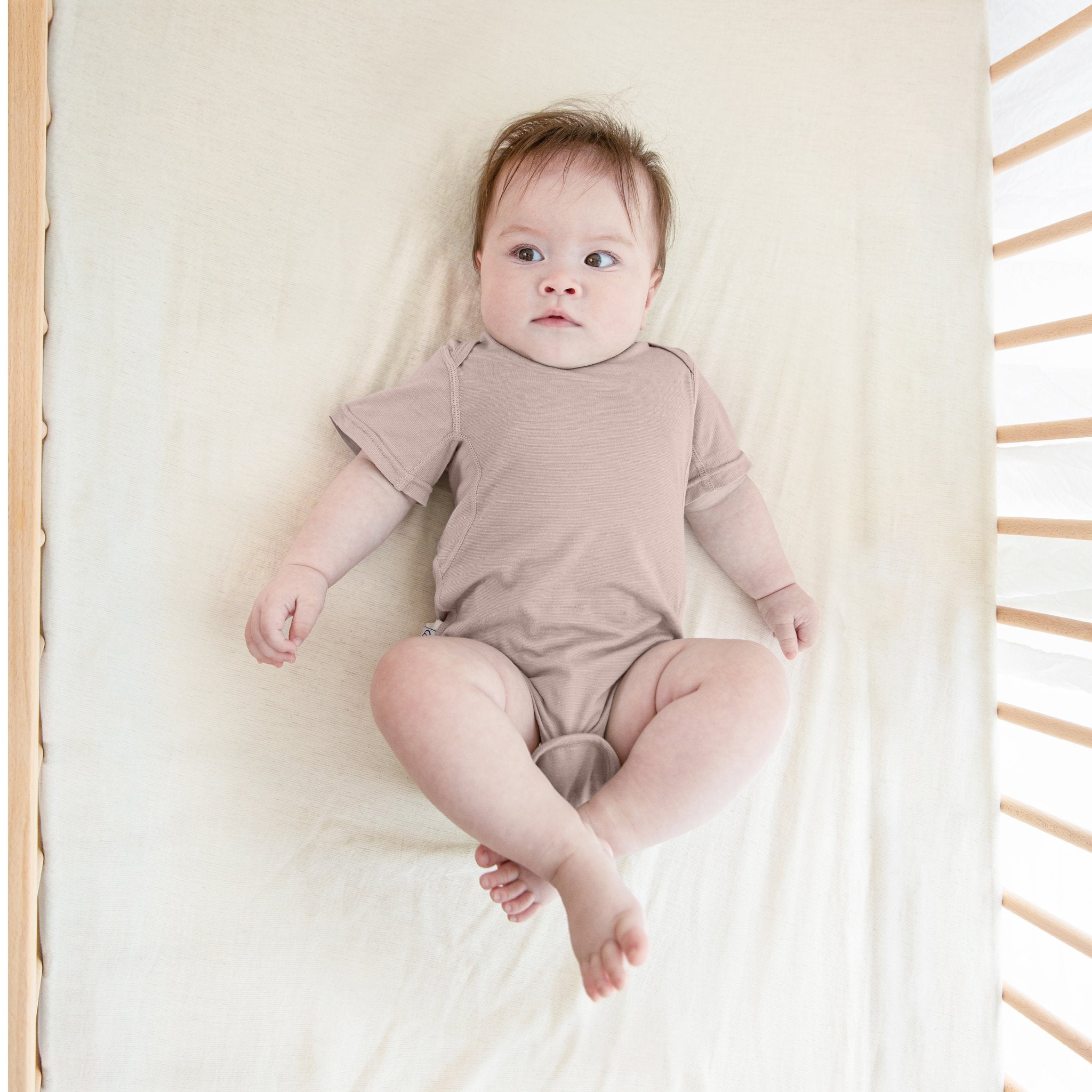 ClimaCuddle® Zipped Baby Romper - Merino Wool & Bamboo Rayon Bodysuit