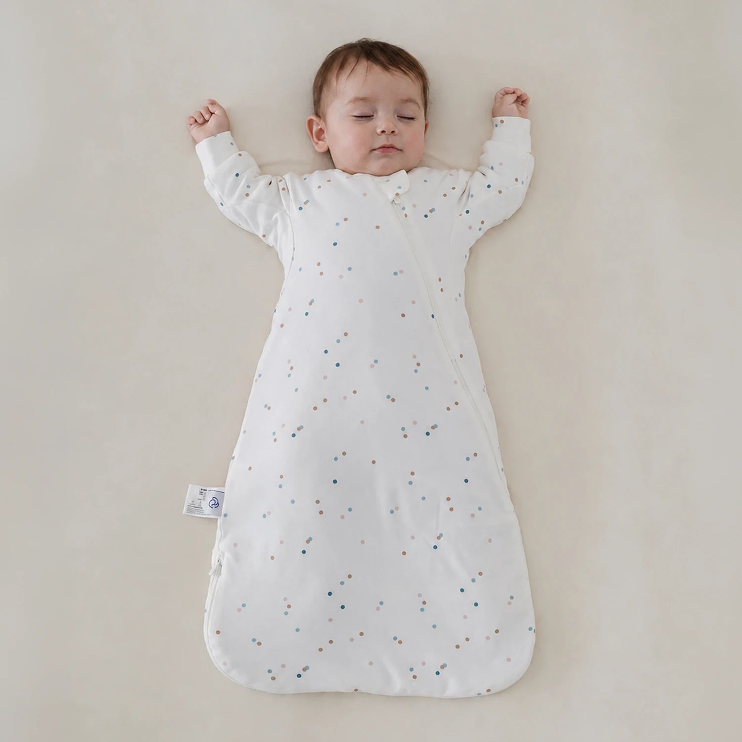 warm-long-sleeve-sleep-sack-2-5-tog-organic-cotton-camel-wool-spark-dots