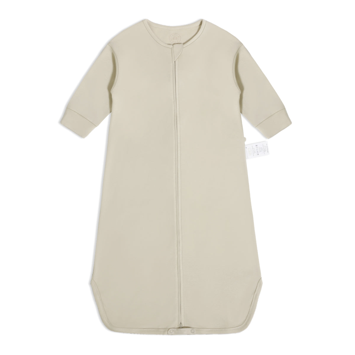 Front Opening Long Sleeve Sleep Sack - Khaki