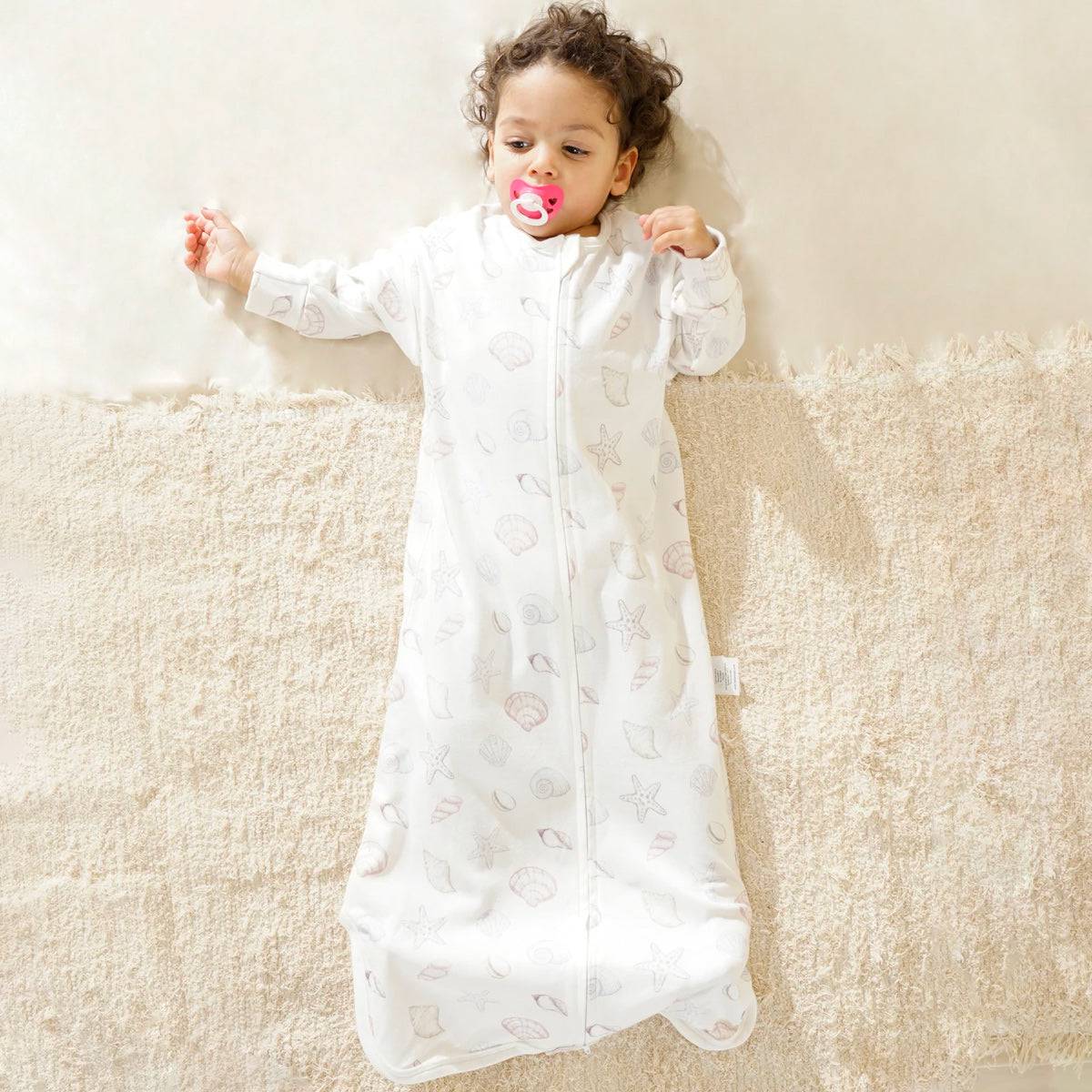 Front Opening Long Sleeve Sleep Sack - Shell