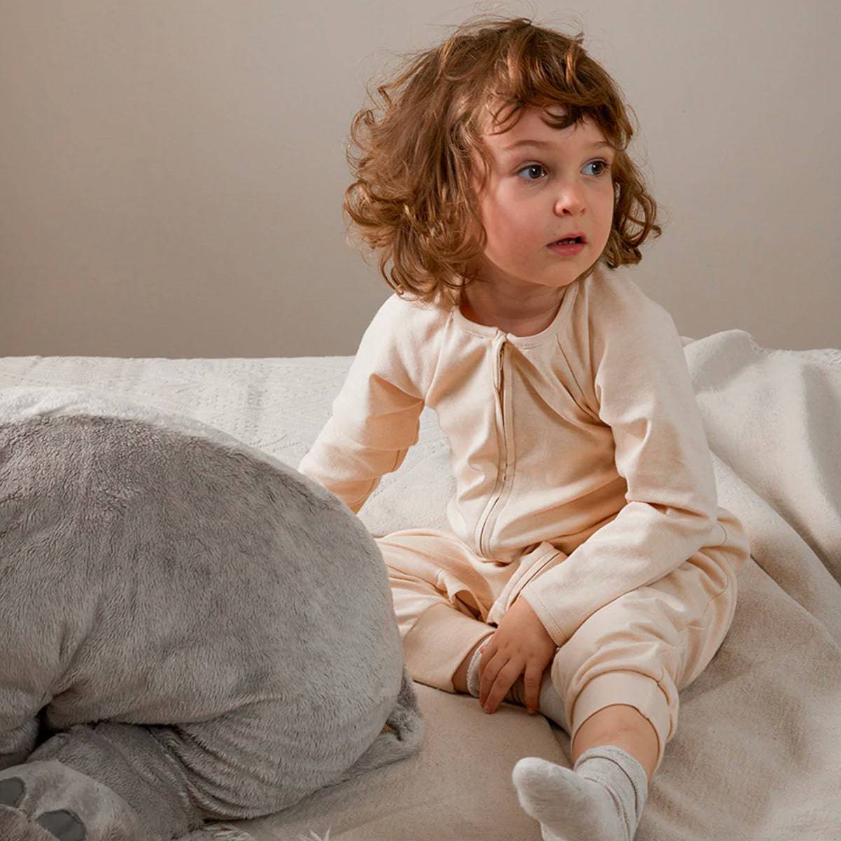 Long Sleeve Split-Leg Sleep Sack - Khaki