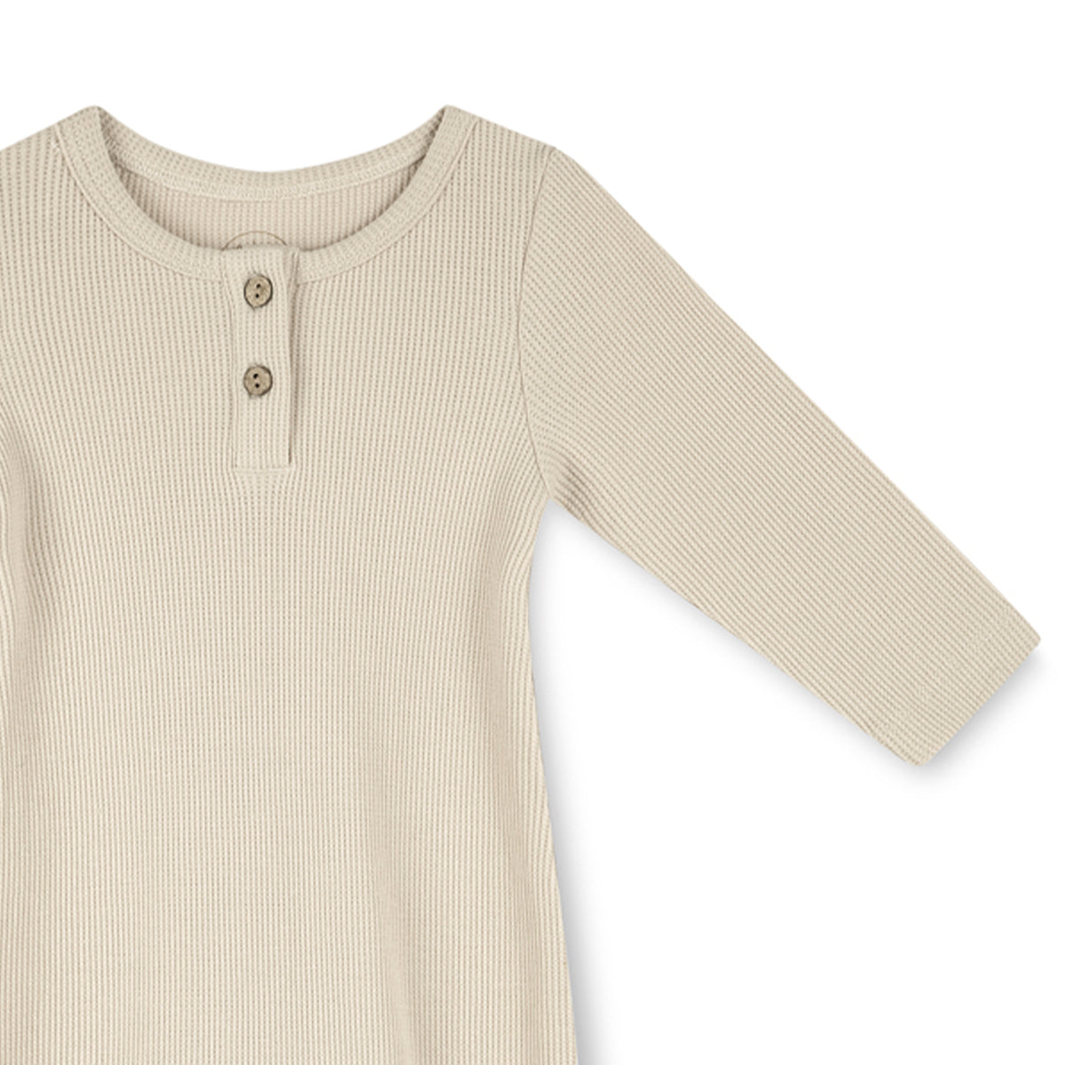 Long Sleeves Button Utility Romper - Gray Morn