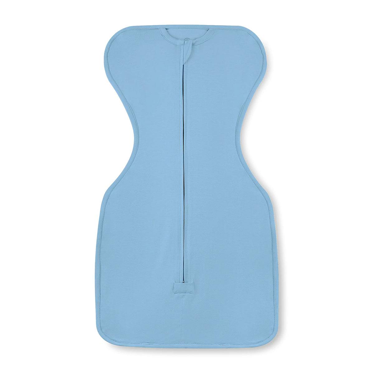 Newborn Front Opening Zip Up Swaddle 0.5 TOG - Grayish Blue