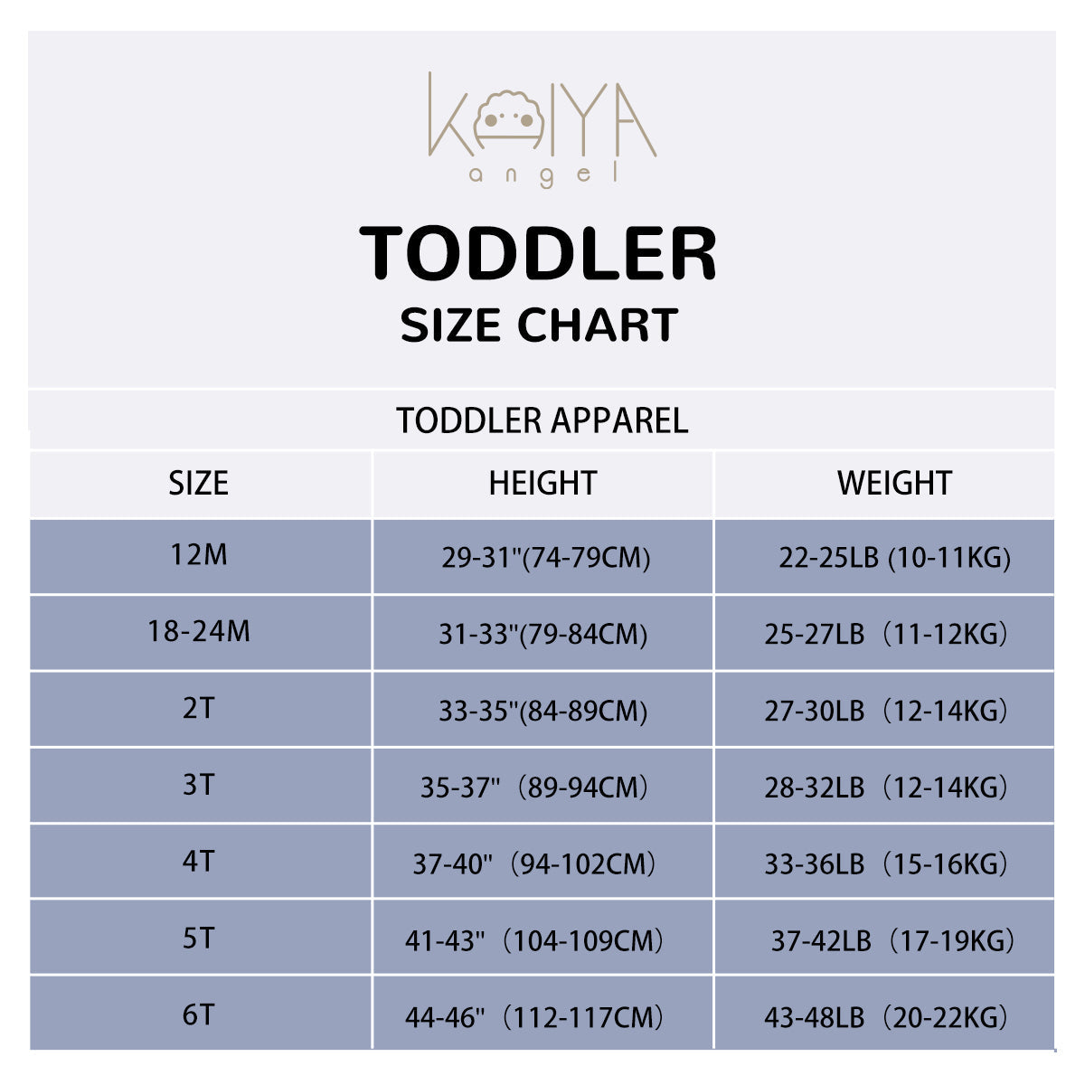 Zipper Baby Romper One Piece - Dark Pink - toddler size chart