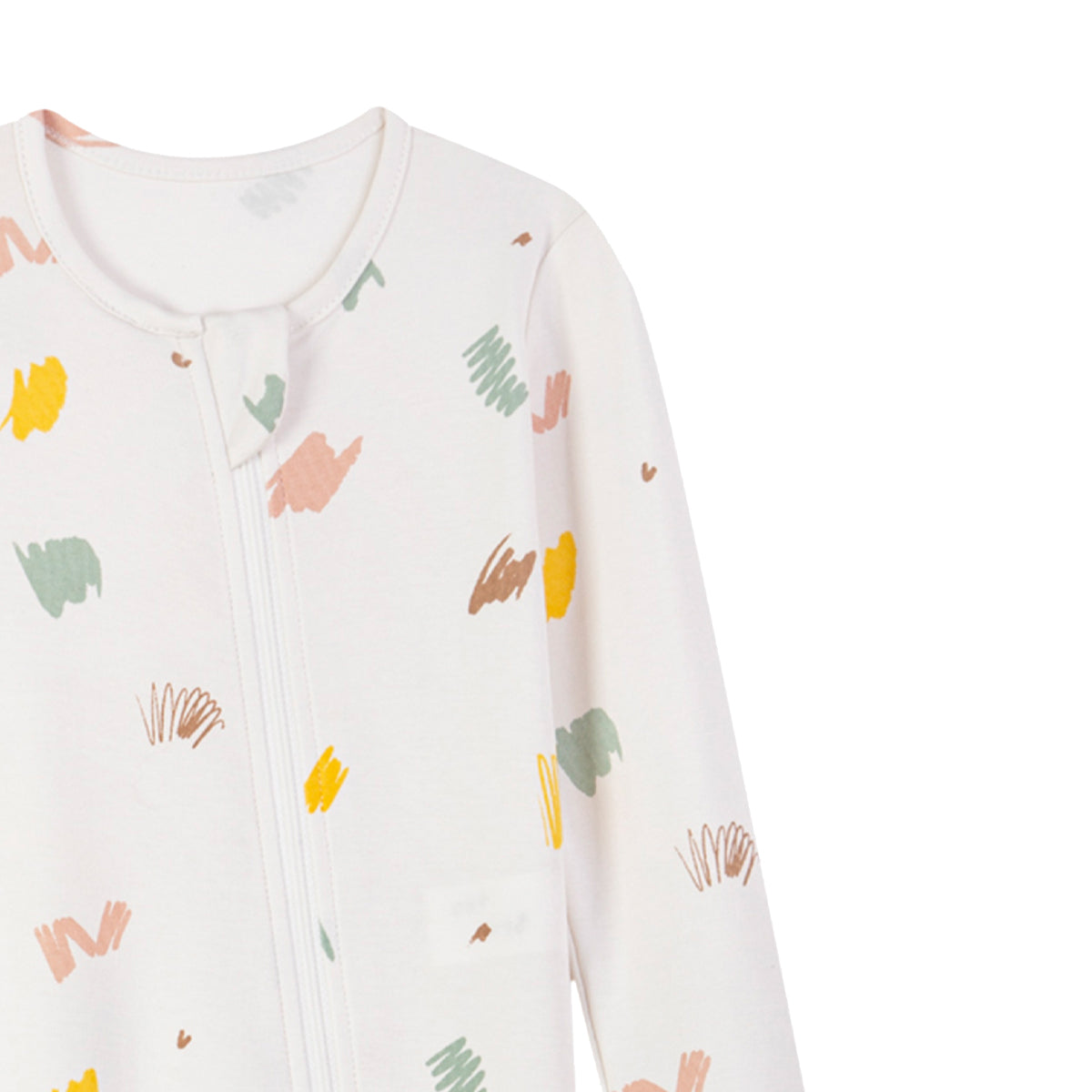 Zipper Baby Romper One Piece - Graffiti