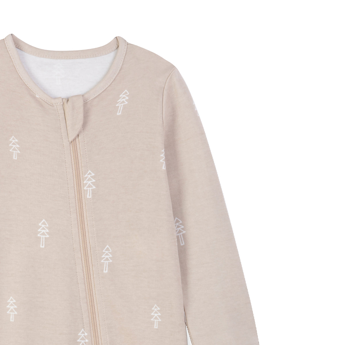 Zipper Baby Romper One Piece - Pine