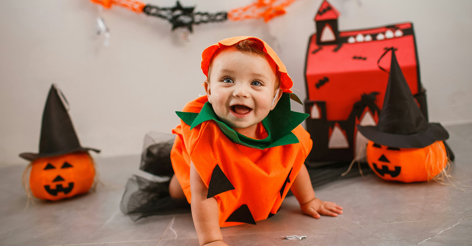 Happy Halloween In Kaiya Baby - Get Halloween Colors Baby Clothes