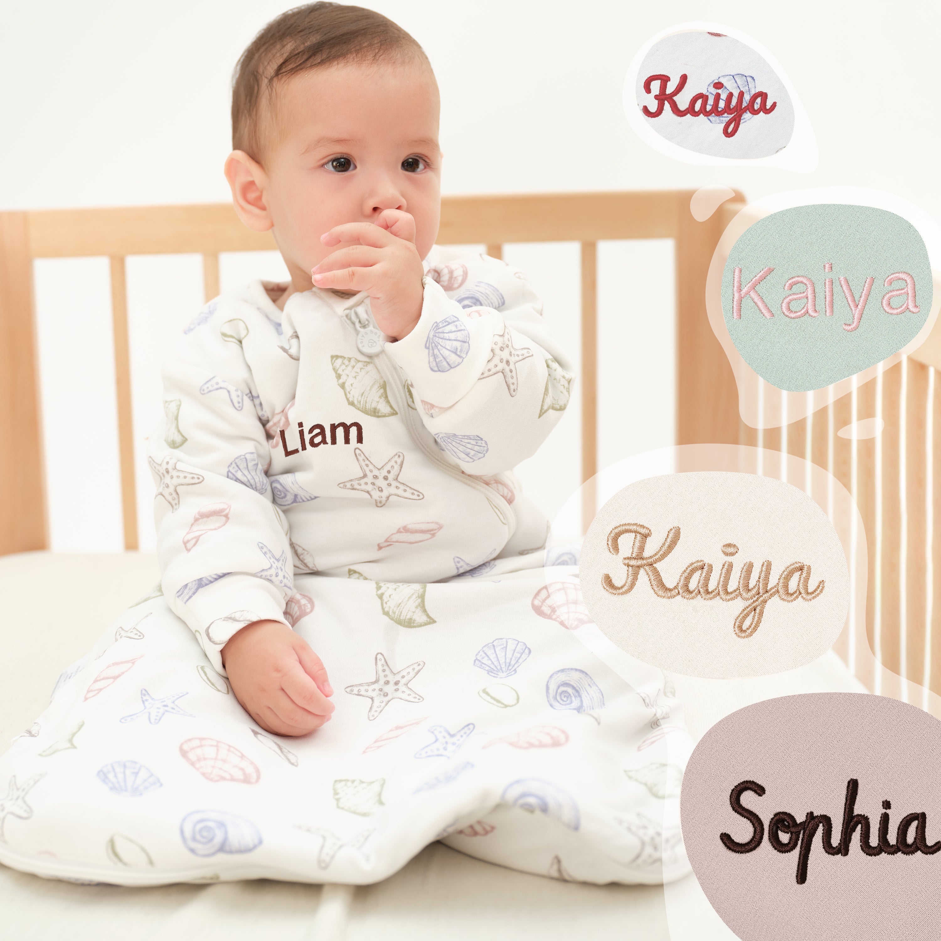 Warm Long Sleeve Sleep Sack 2.5 TOG - Organic Cotton & Camel Wool - Shell